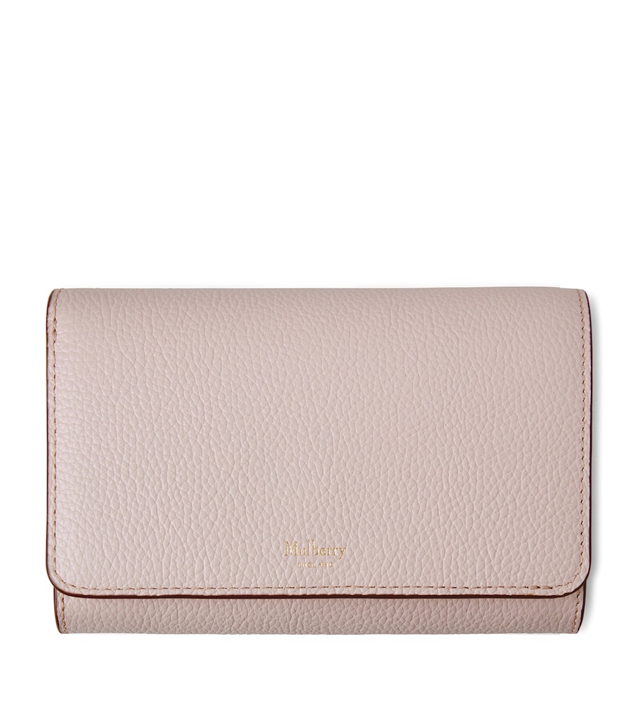 Leather Medium Continental French Purse BLOSSOM PINK Image 1
