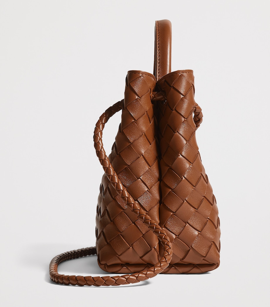 Bottega Veneta Small Leather Andiamo Top-Handle Bag Image 3