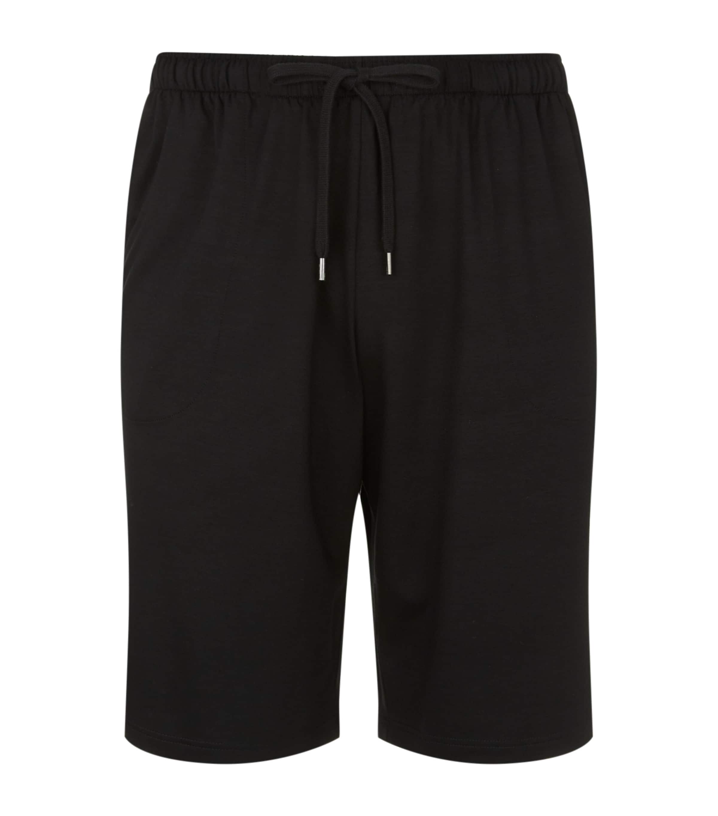 Derek Rose Black Basel Track Shorts In Black