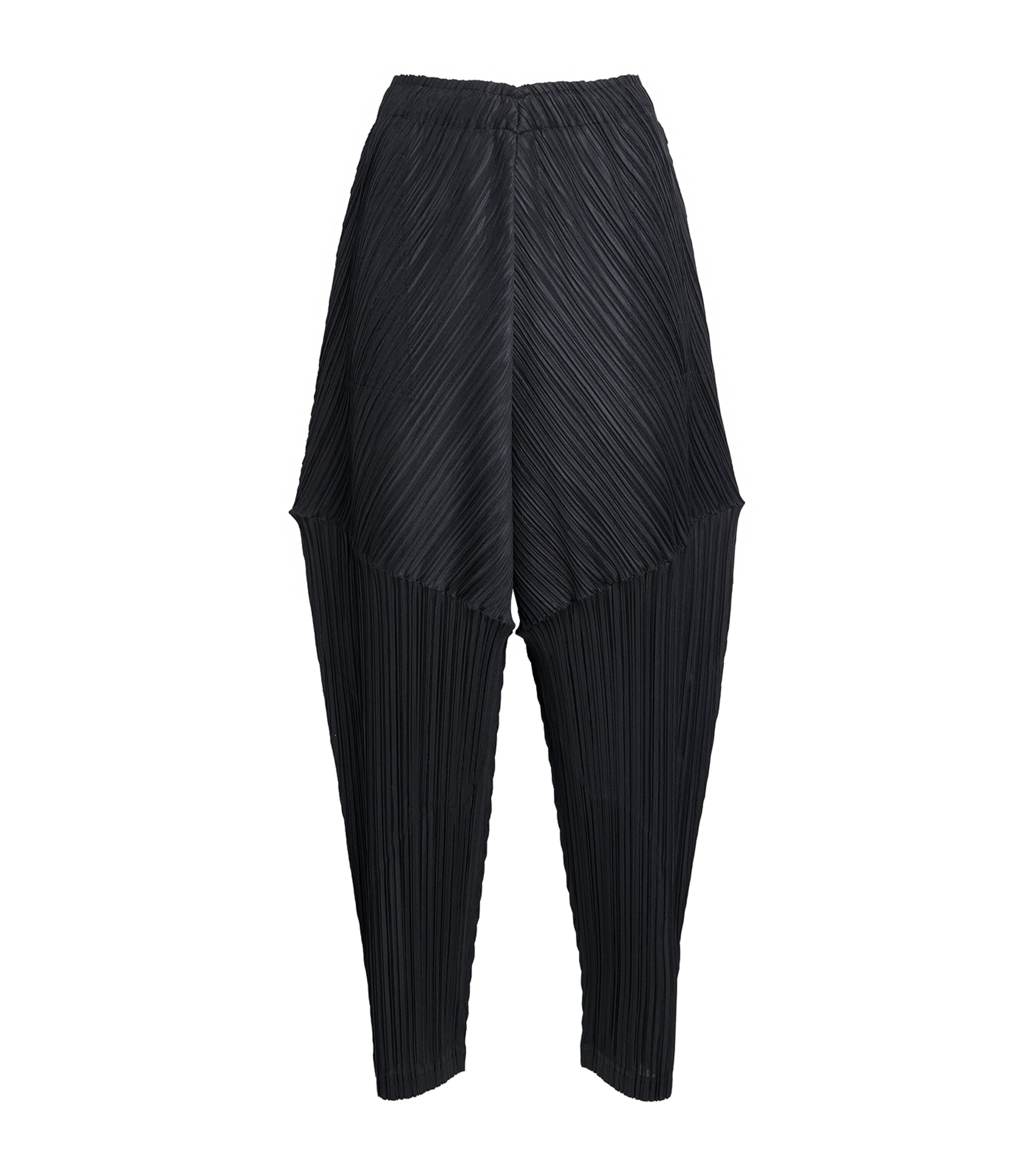 Pleats Please Issey Miyake Womens Thicker Bottoms 2 Trousers Black Image 1