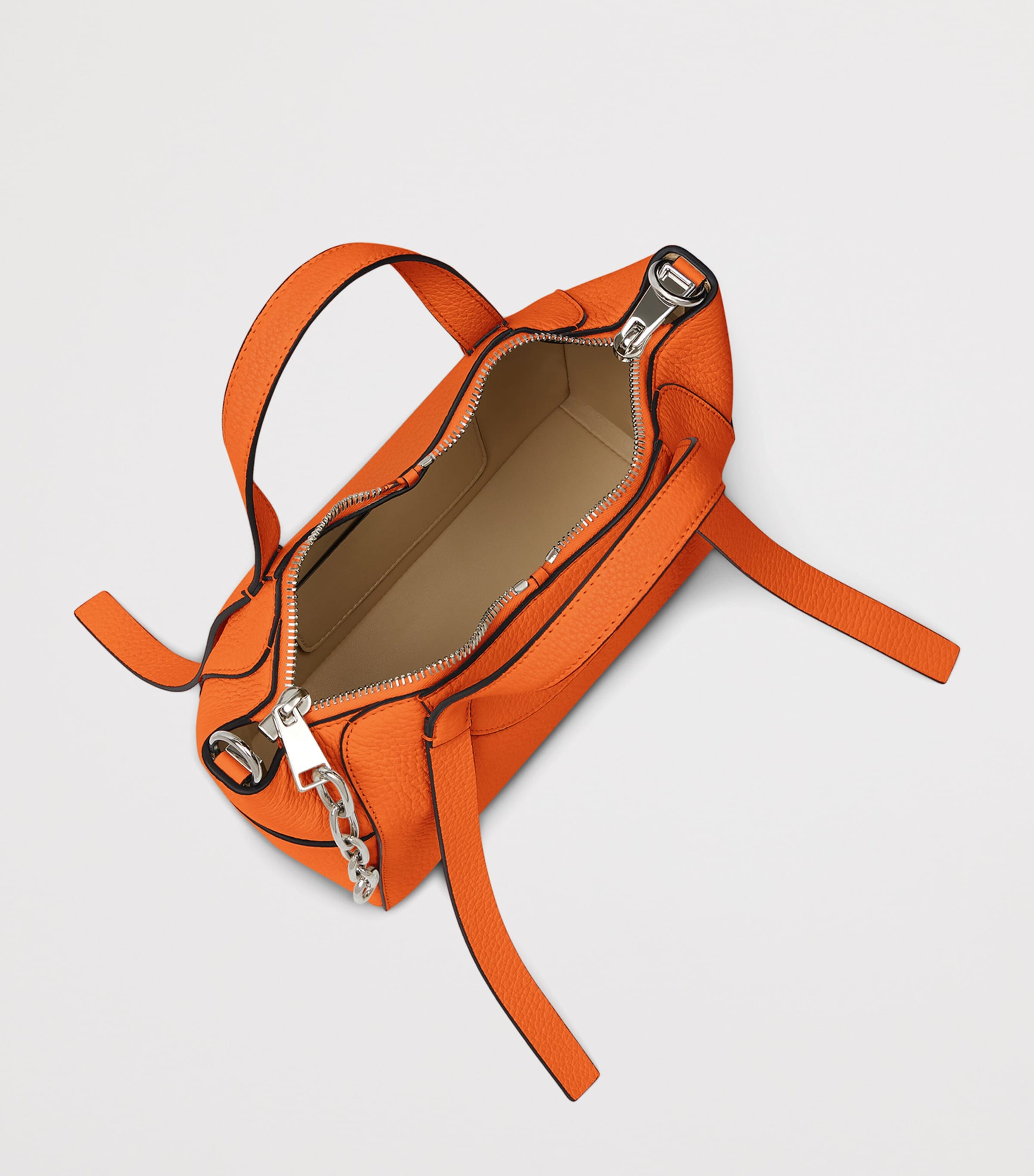 Givenchy Small Leather Snatch Top-Handle Bag Image 4