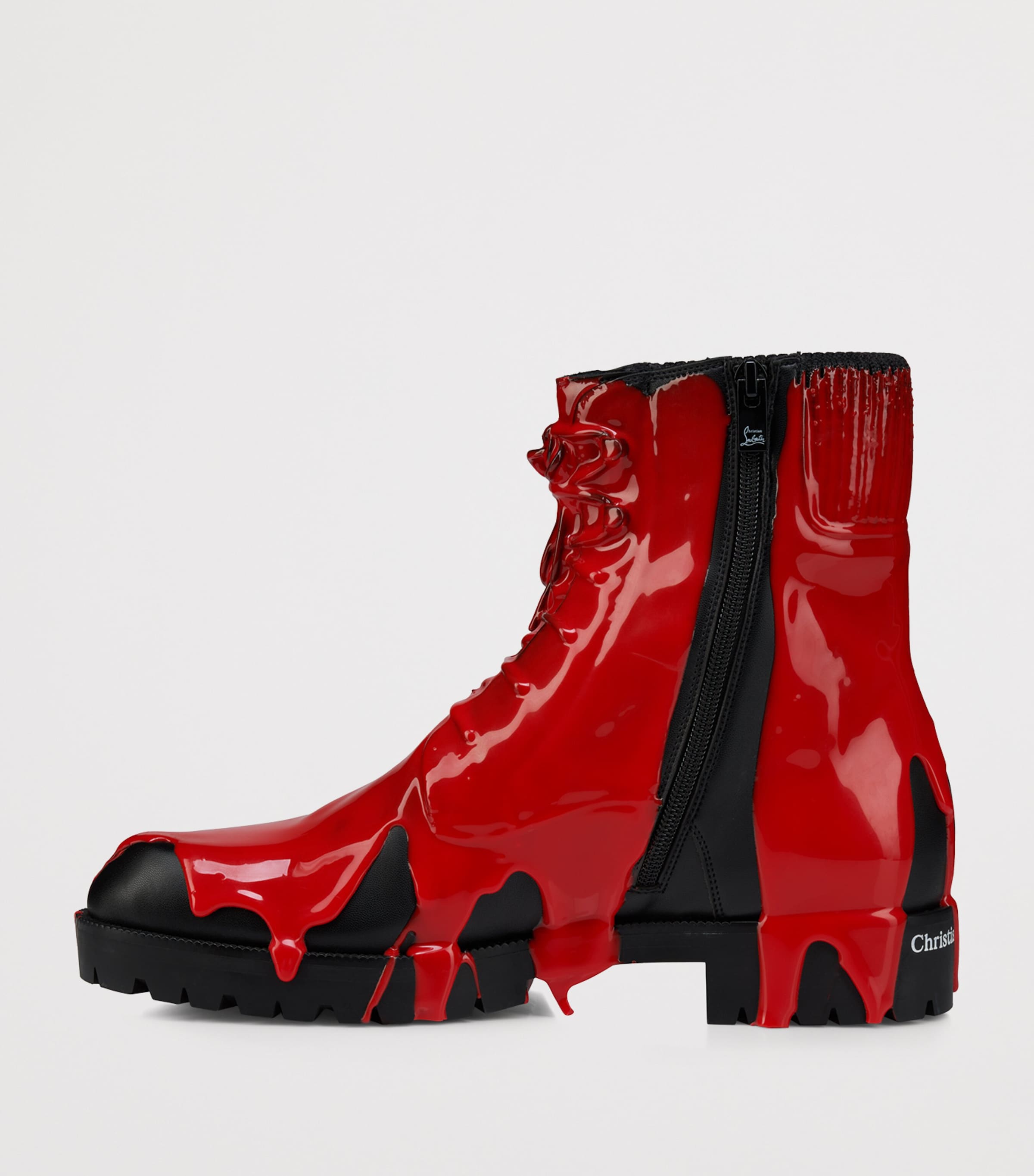Christian Louboutin Molten Trapman Biker Boots Image 3