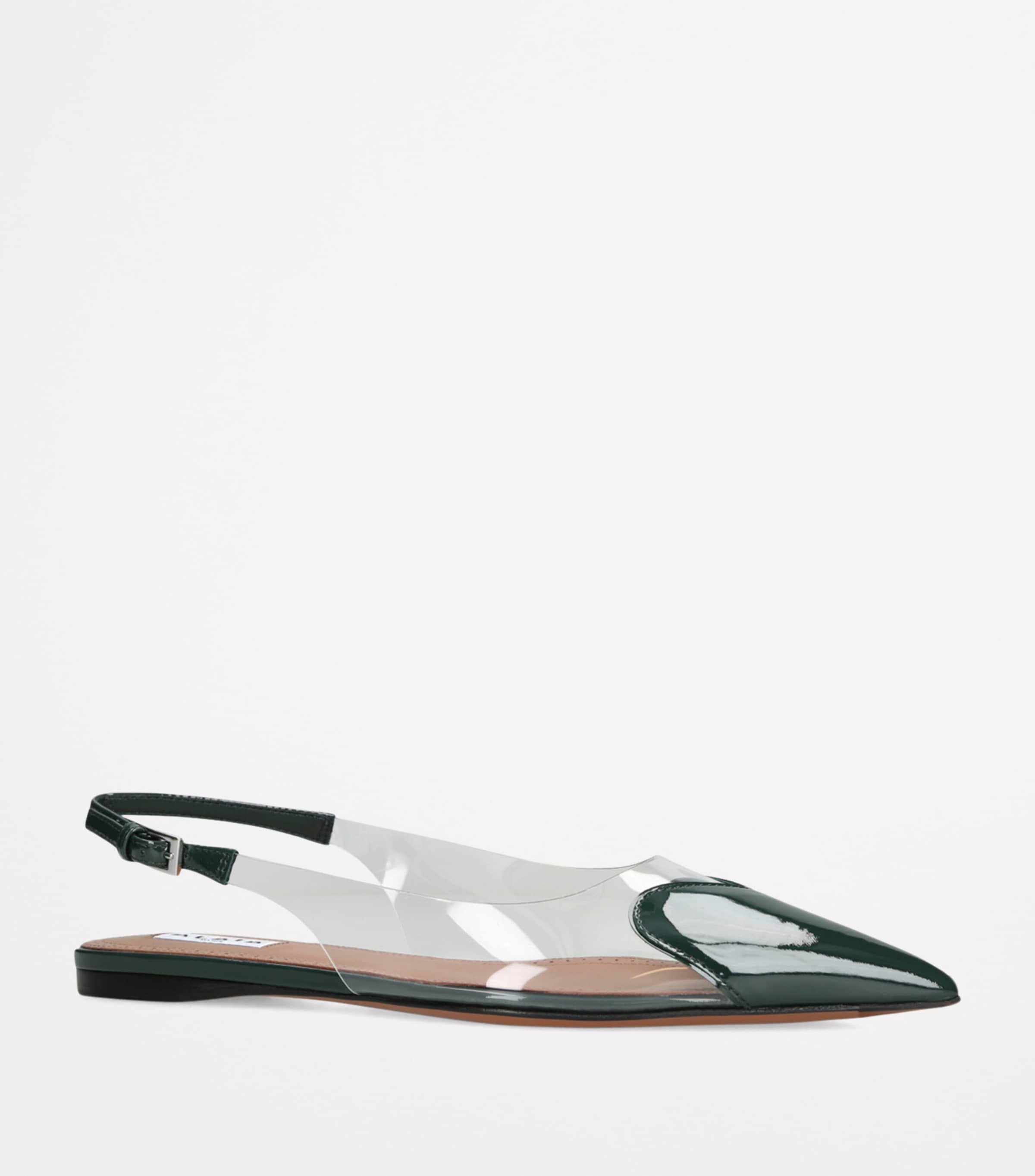フラットシューズ Alaia Le Coeur slingback flats Alaïa Le Coeur Slingback Flats | Harrods US