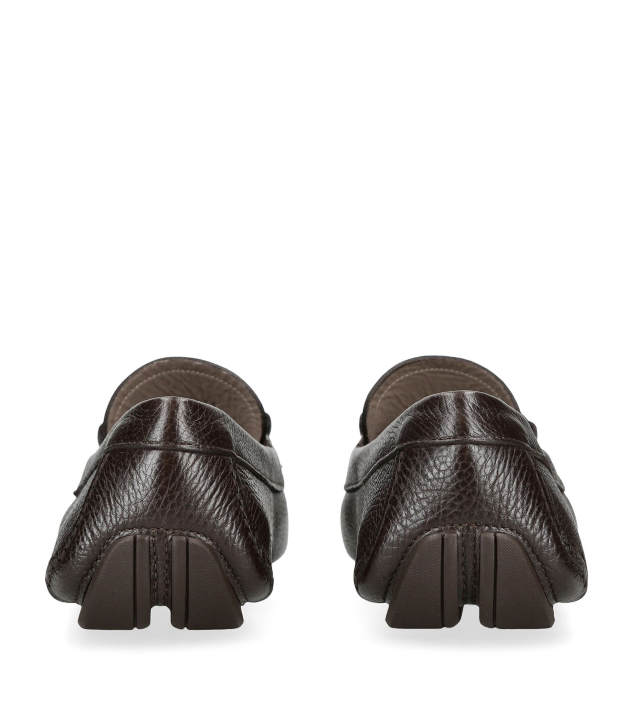Salvatore Ferragamo Leather Parigi Gancho Loafers Dark Brown Image 2