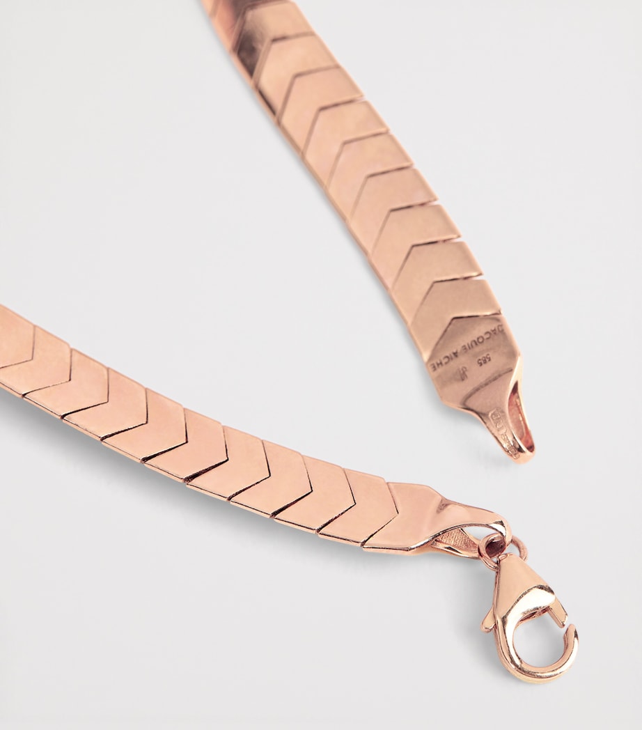 Rose Gold Fishtail Bracelet ROSE GOLD Image 5