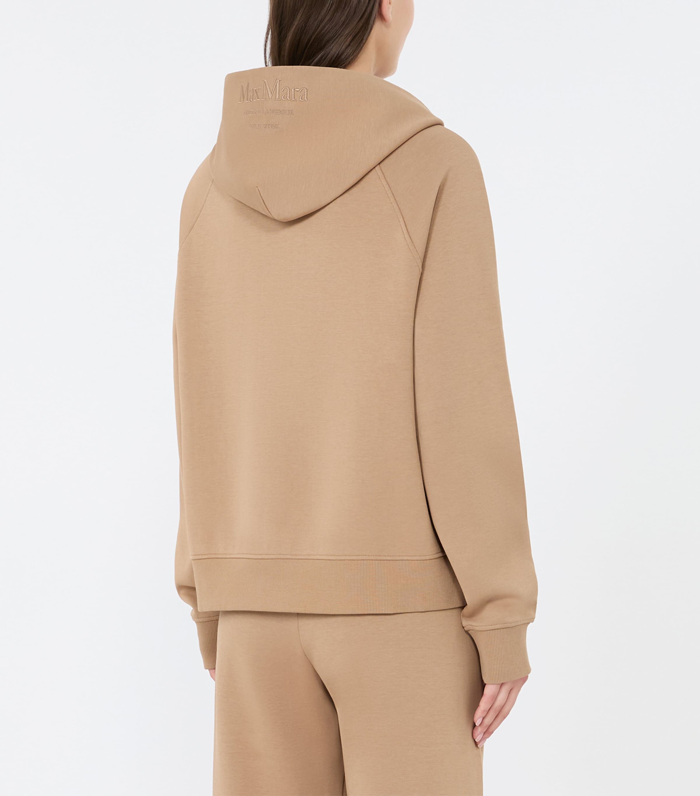 Max Mara Womens Zip-Through Hoodie Camel Image 4