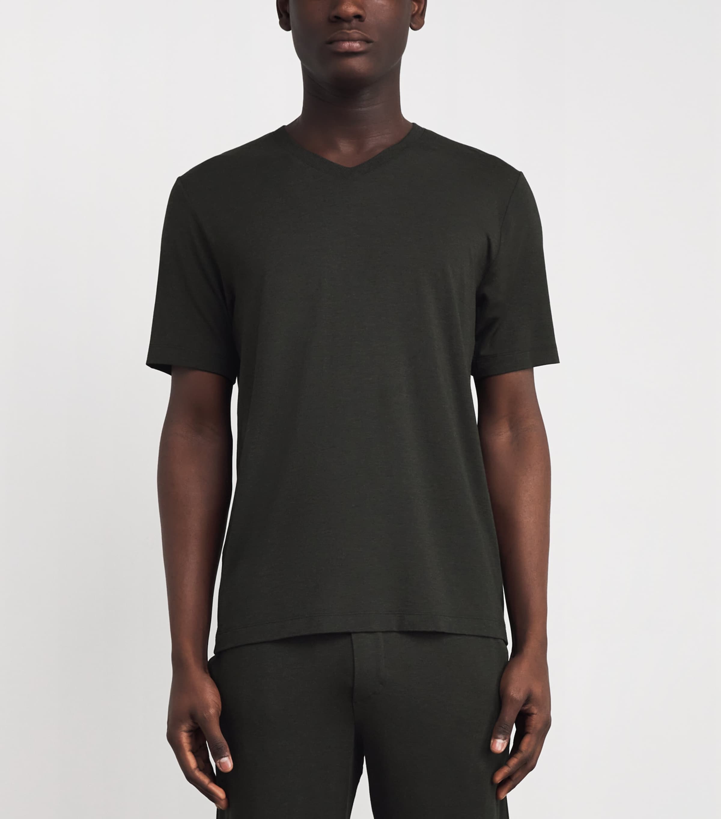 Casuals V-Neck T-Shirt 3044 EARTHY INK Image 3