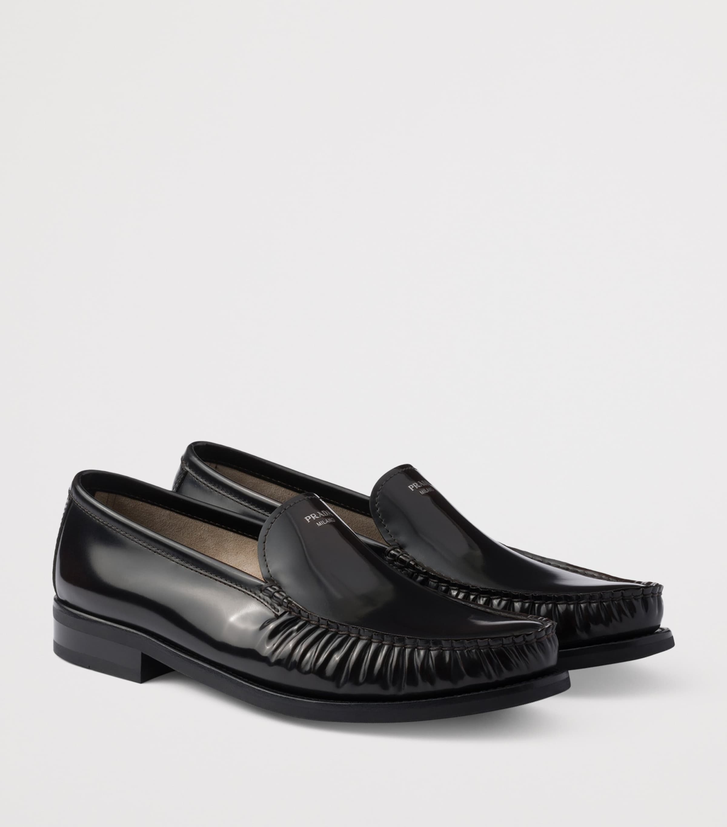 Patent Leather Logo Loafers F0038 Image 2