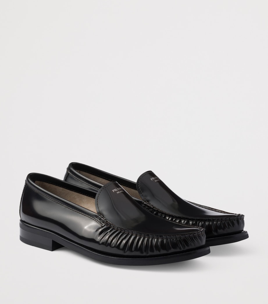 Patent Leather Logo Loafers F0038 Image 2