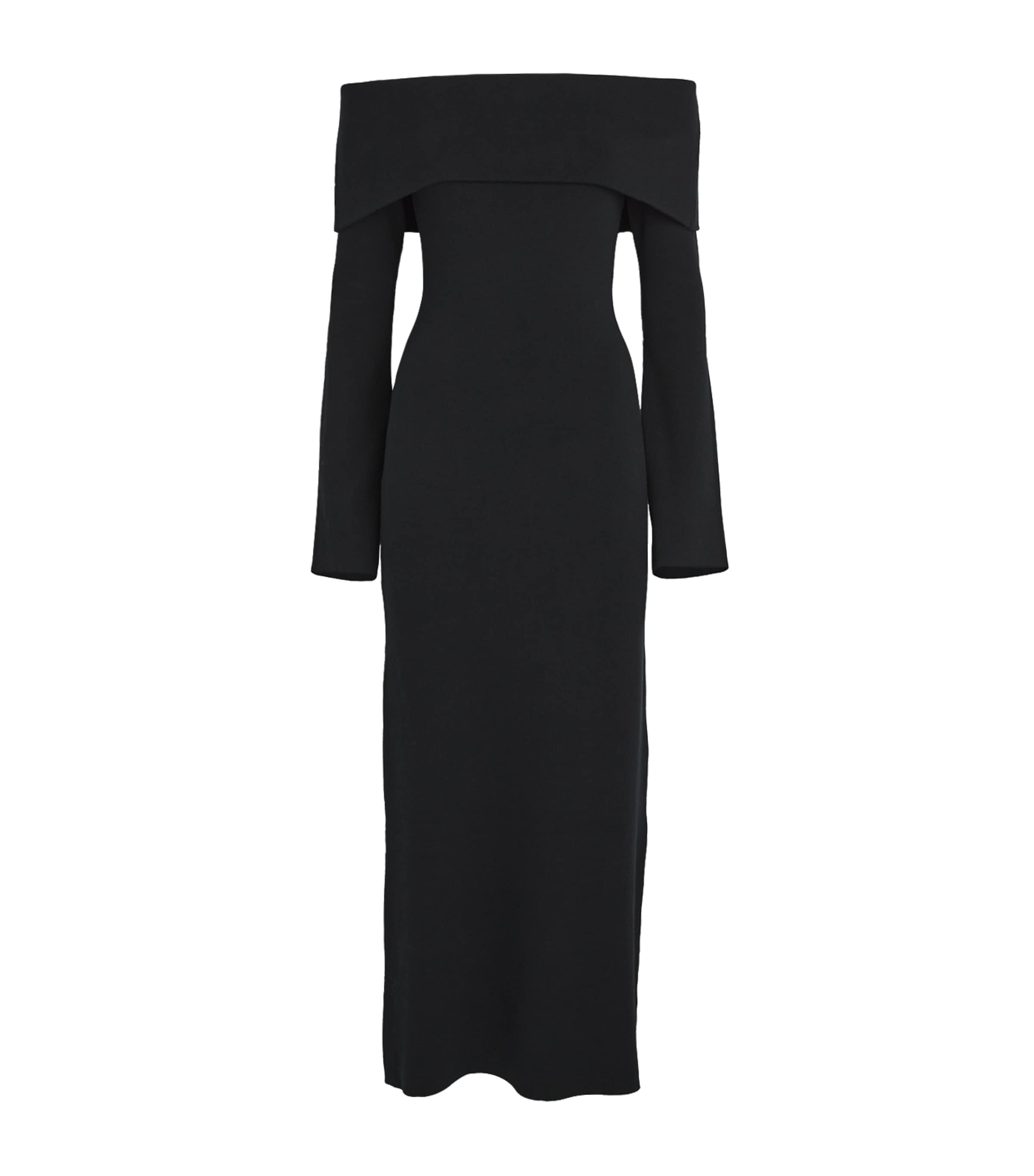 By Malene Birger Long-sleeve Bennie Midi Dress In Black