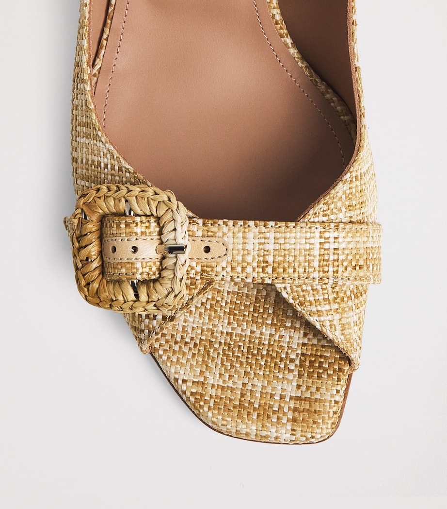 Raffia Isobel Heeled Sandals 70 LEGNO Image 5