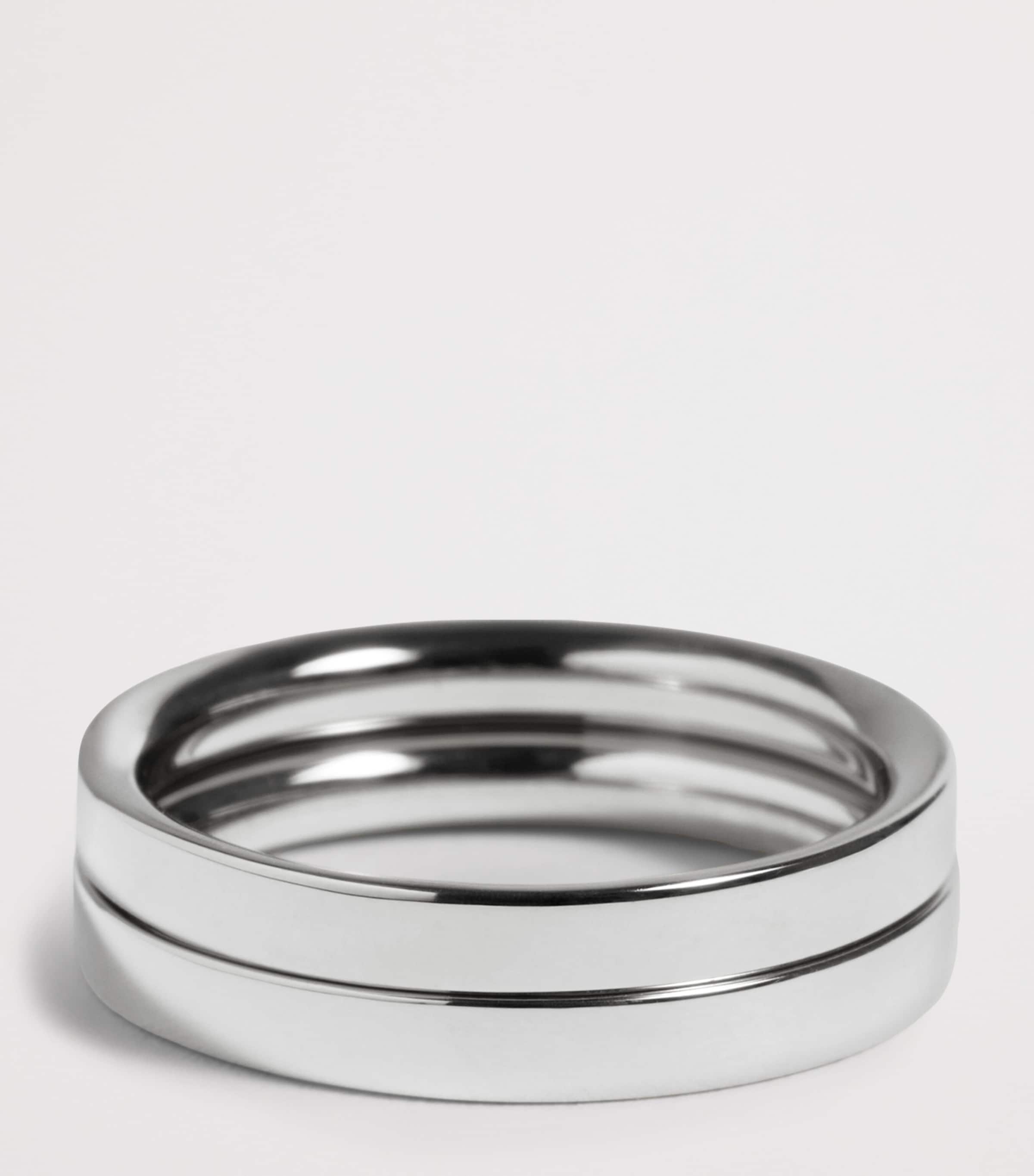 Monica Vinader Sterling Silver Essential Stacking Ring Silver Image 3