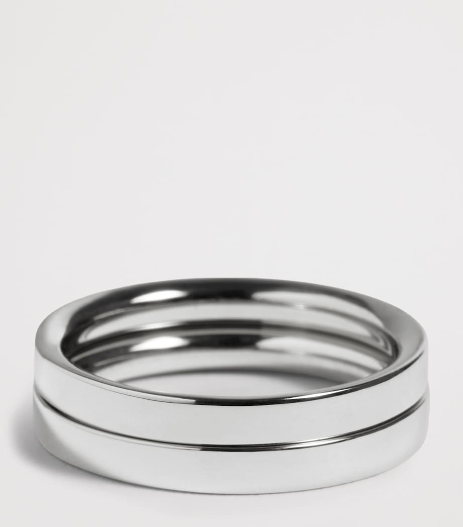 Monica Vinader Sterling Silver Essential Stacking Ring Silver Image 3