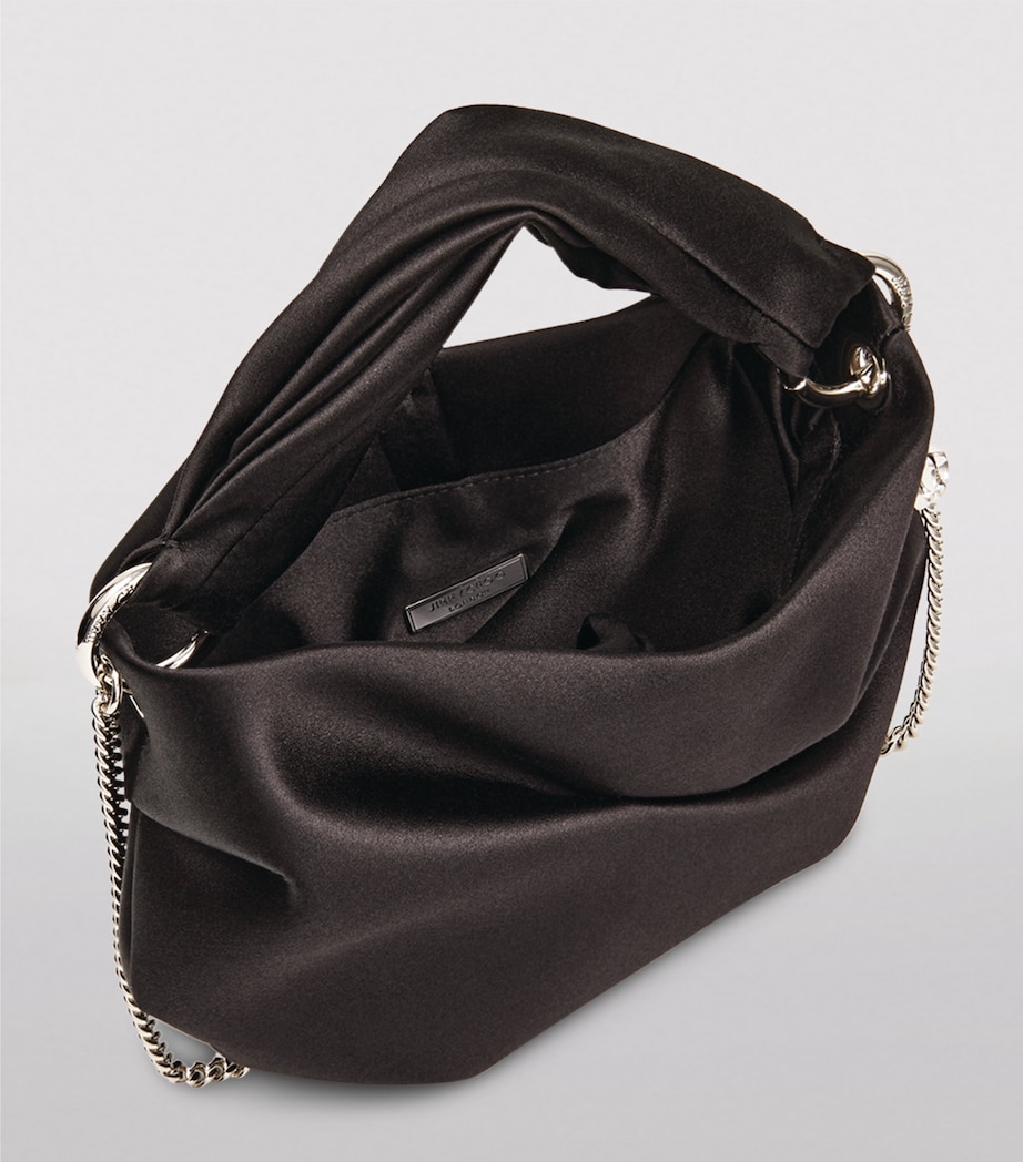 Satin Bonny Top-Handle Bag BLACK Image 2