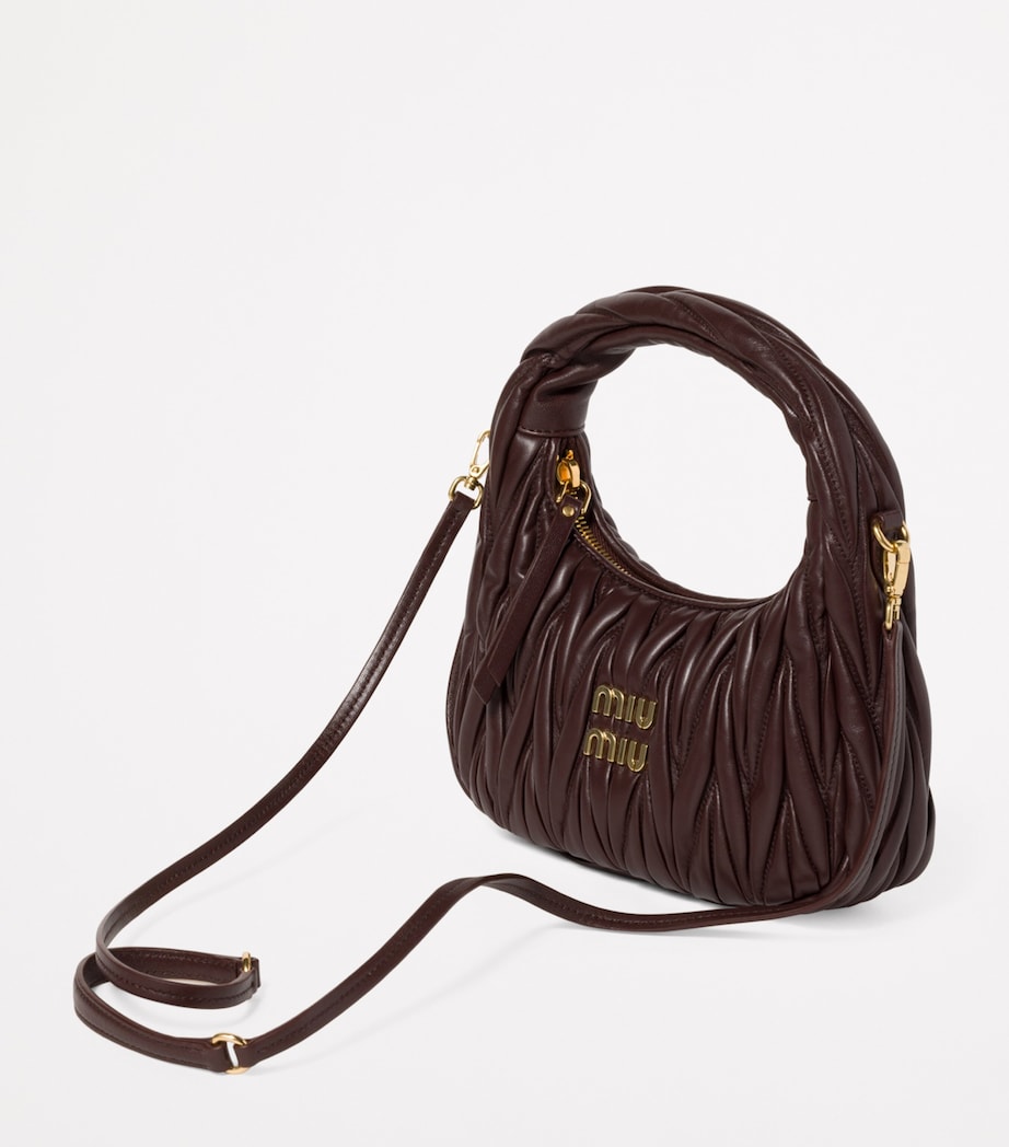 Matelassé Leather Wander Top-Handle Bag F0NBL Image 3