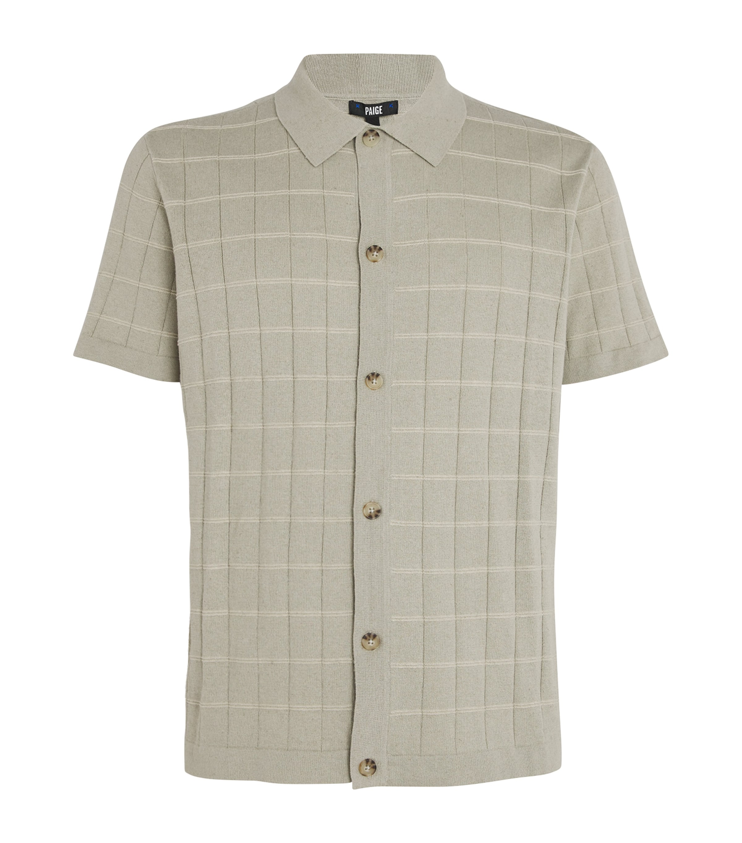 Paige Mendez Button Down Sweater Shirt In Green
