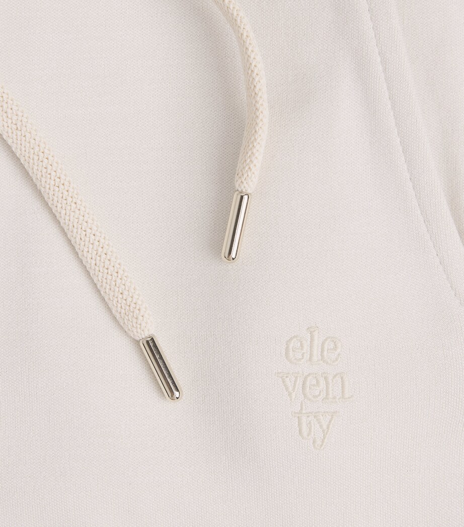 Eleventy Womens Cotton-Blend Sweatpants Avorio Image 6