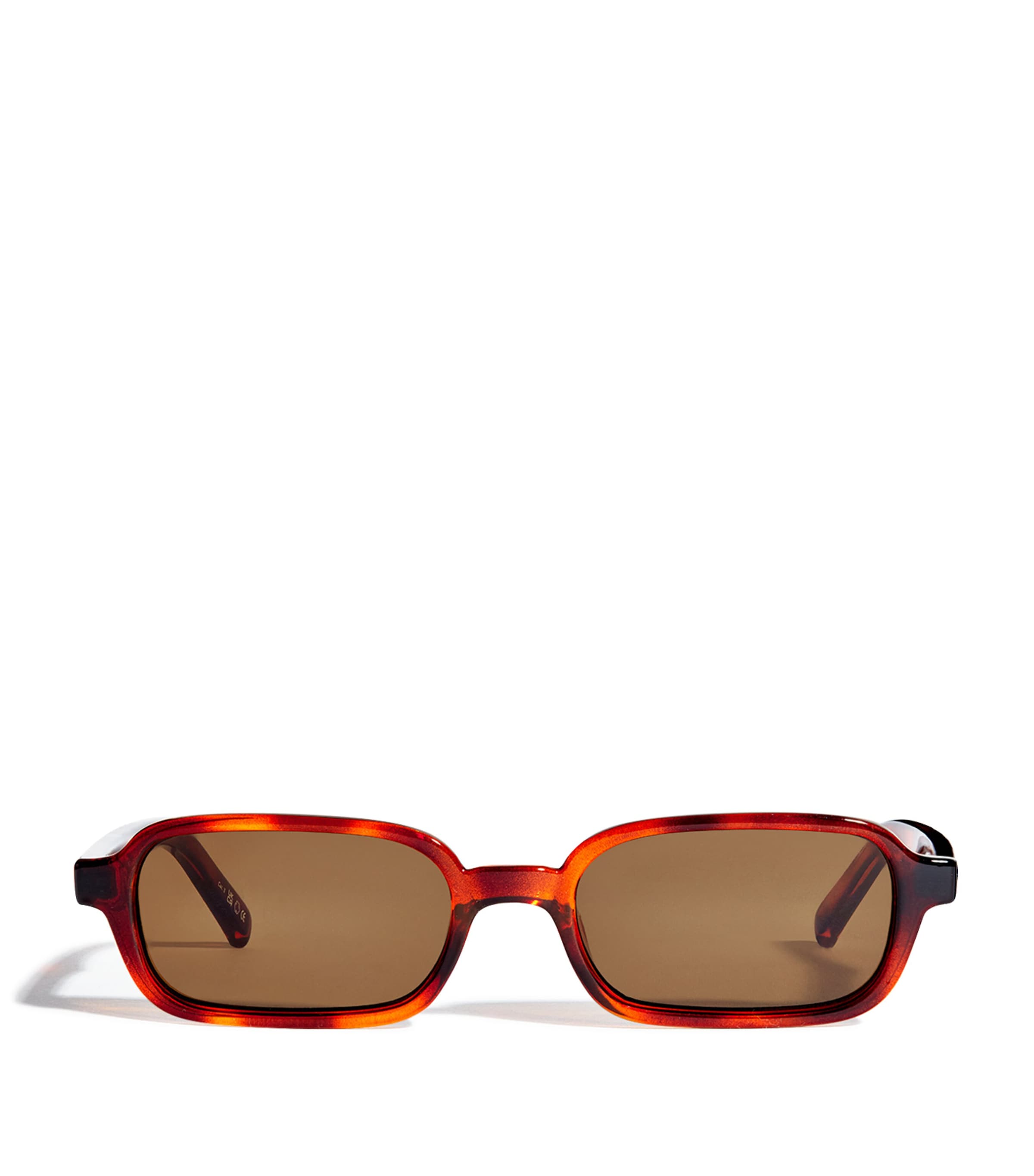 Le Specs Slim Rectangle Pilferer Sunglasses