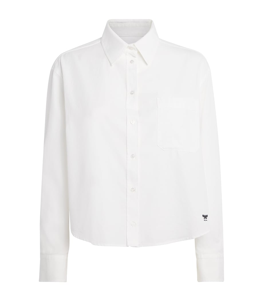 Cotton Oxford Shirt WHITE Image 1