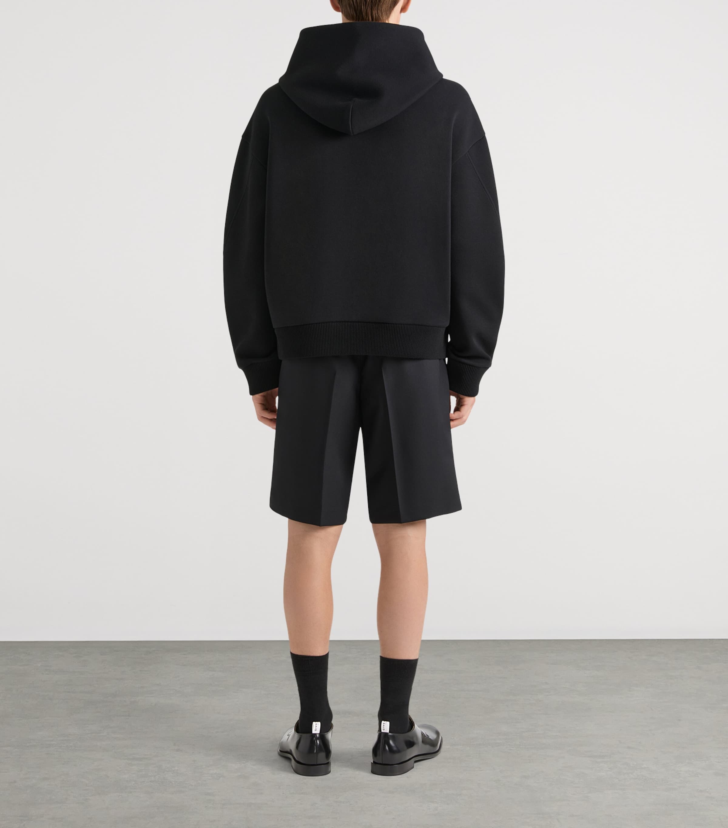 Zip-Up Oversized Hoodie BRGNDY/IVRY/YEL Image 3