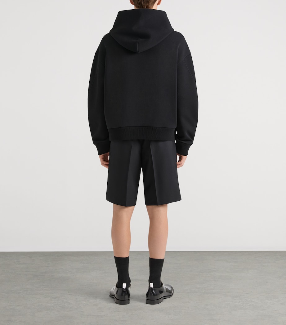 Zip-Up Oversized Hoodie BRGNDY/IVRY/YEL Image 3