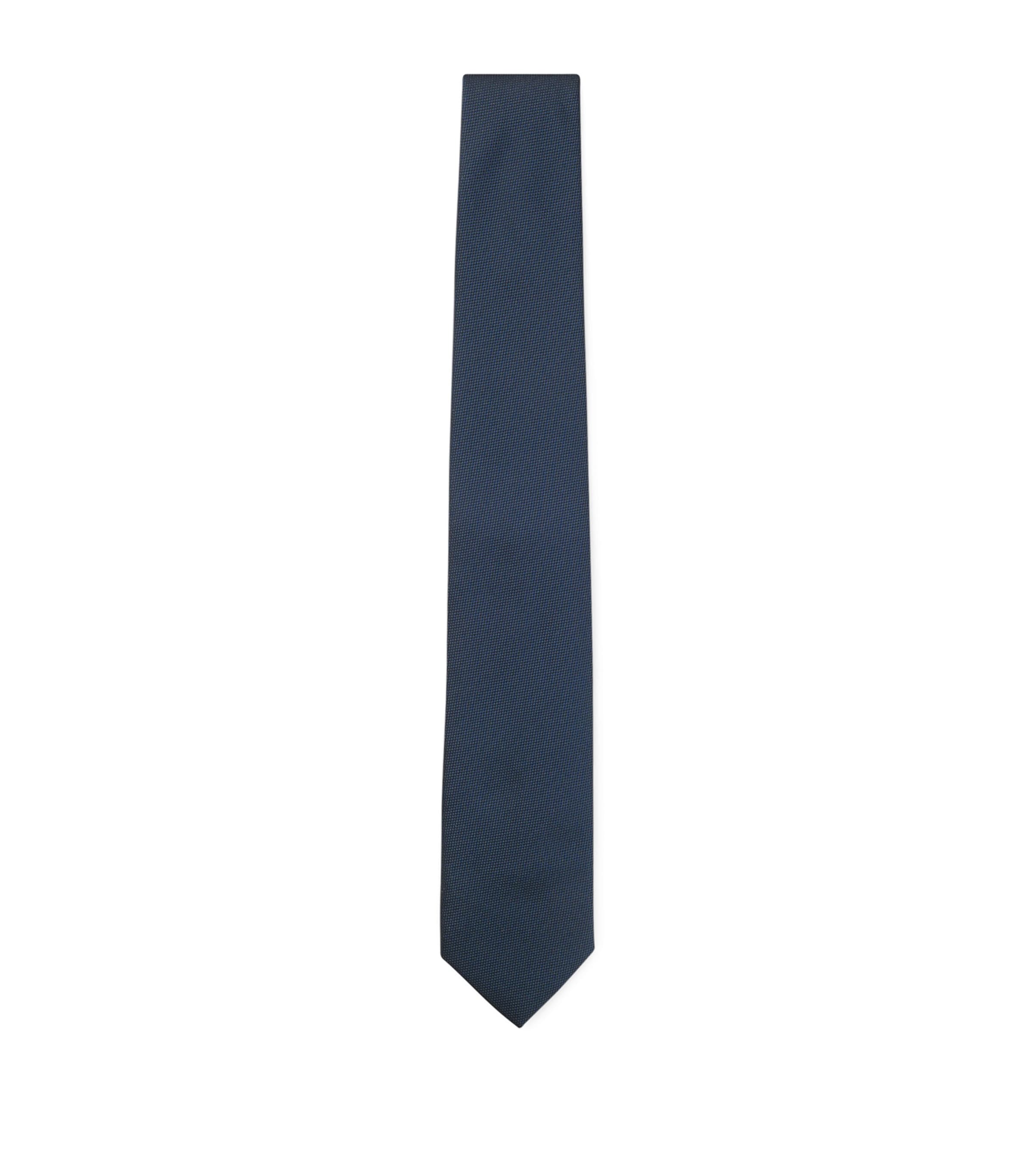 Hugo Boss Jacquard Tie In Blue