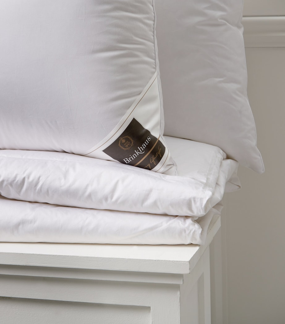 Hungarian Goose Down Pillow (50cm x 75cm) WHITE Image 2