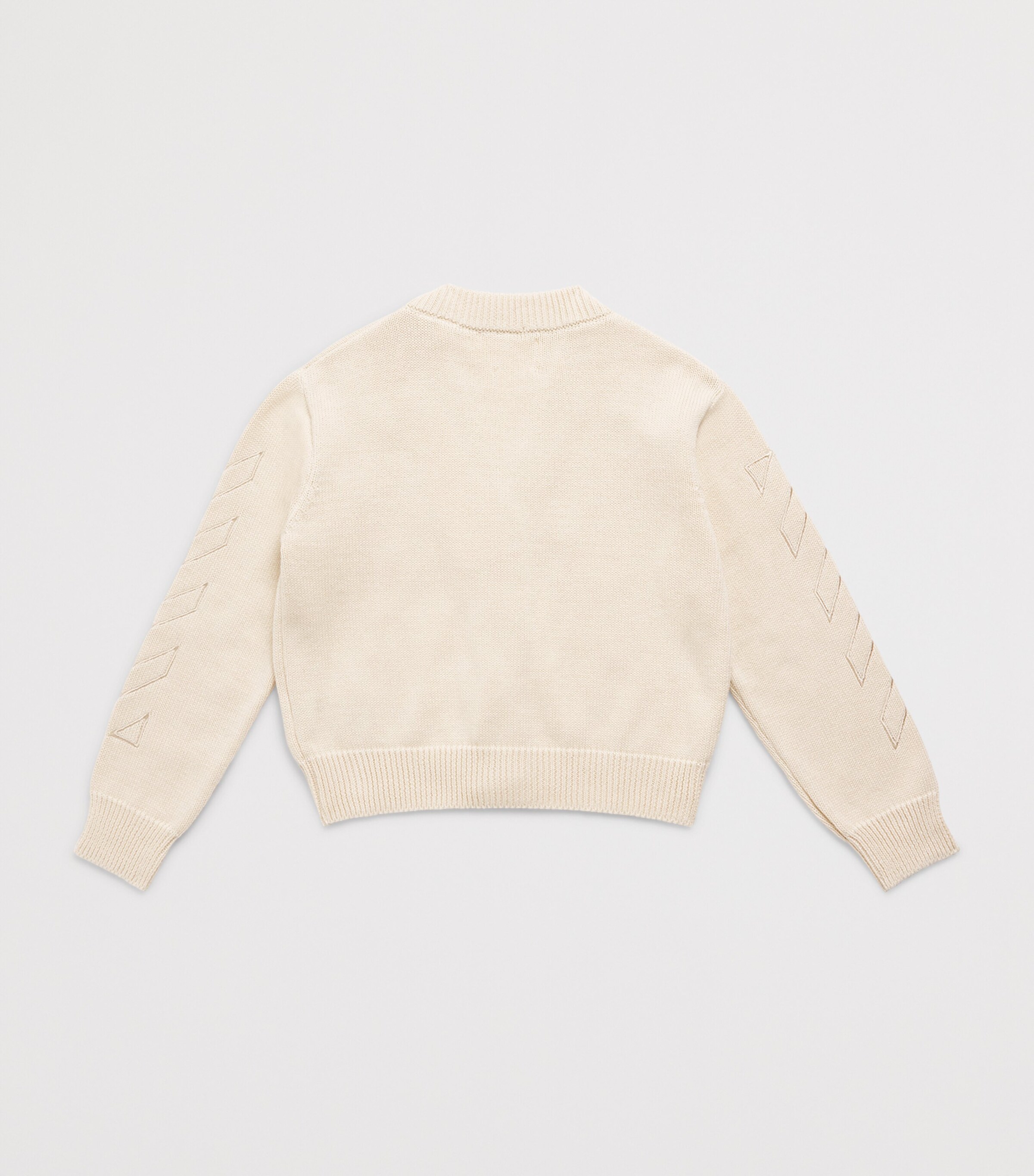 Off-White Kids Cotton Arrow Cardigan (4-12+ Years) Off White Image 2