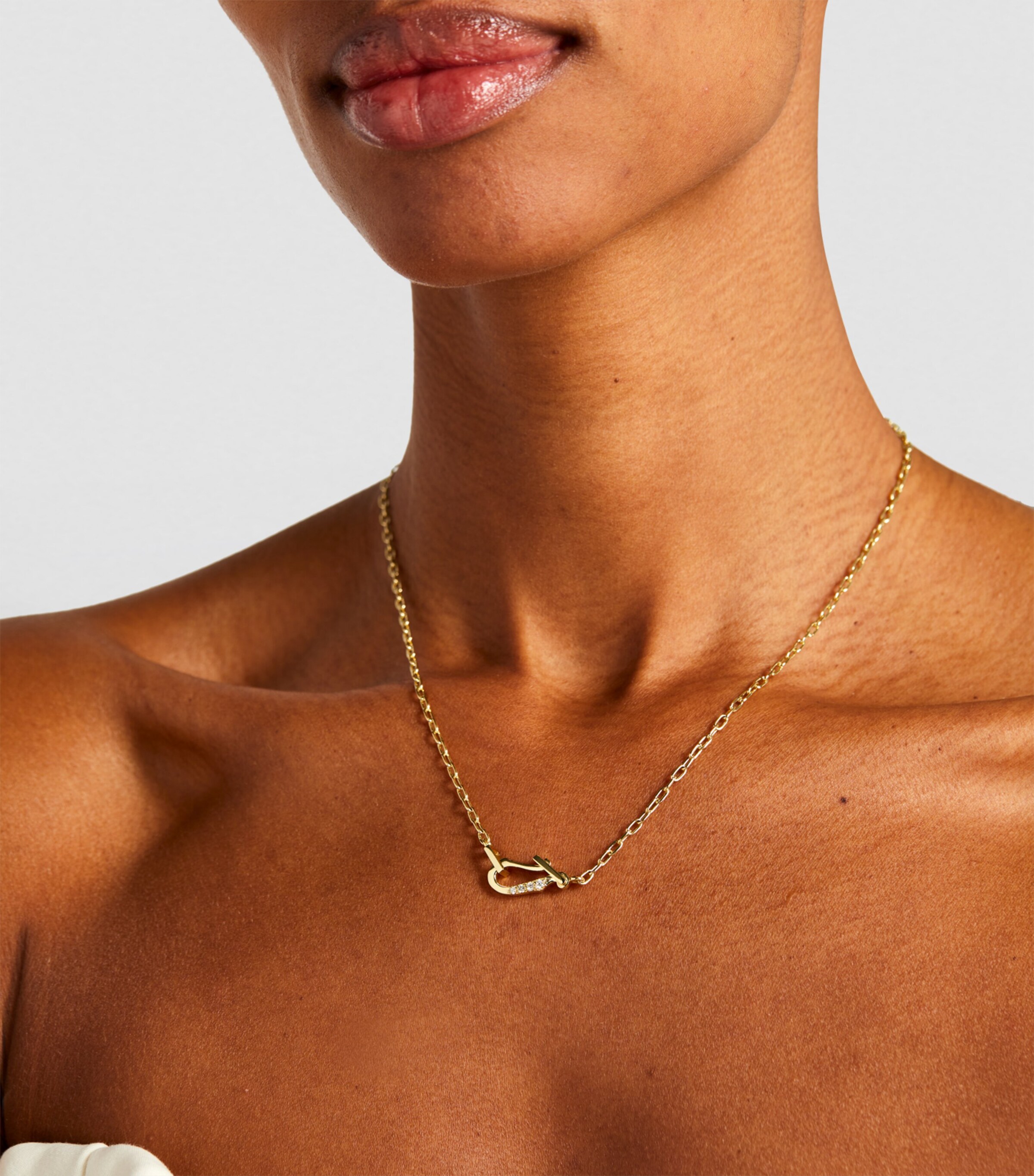 Jade Trau Yellow Gold and Diamond Lola Necklace Yellow Gold Image 4