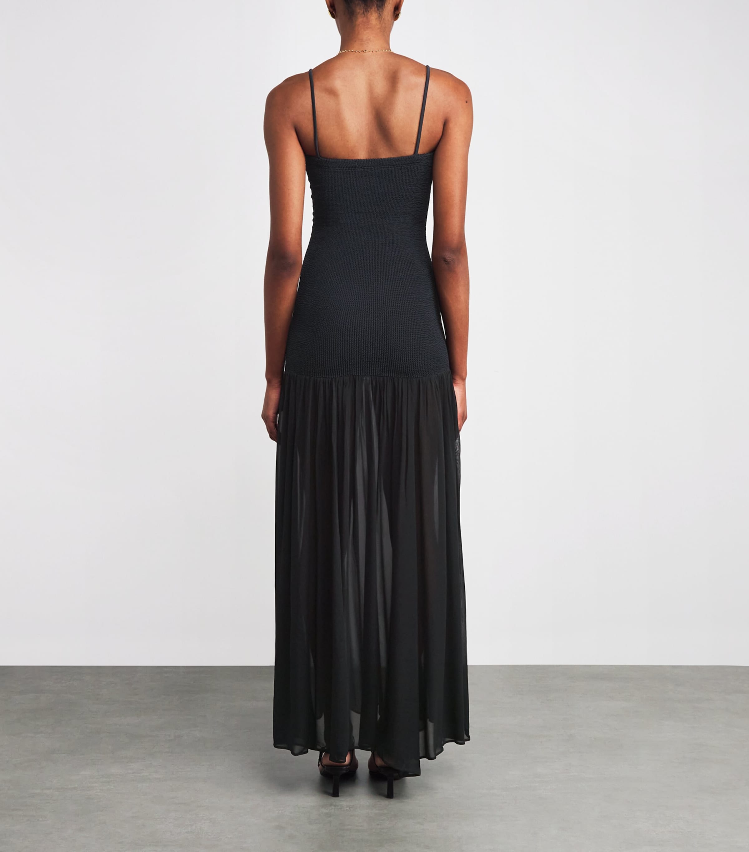 Hybrid Maxi Dress BLACK Image 3