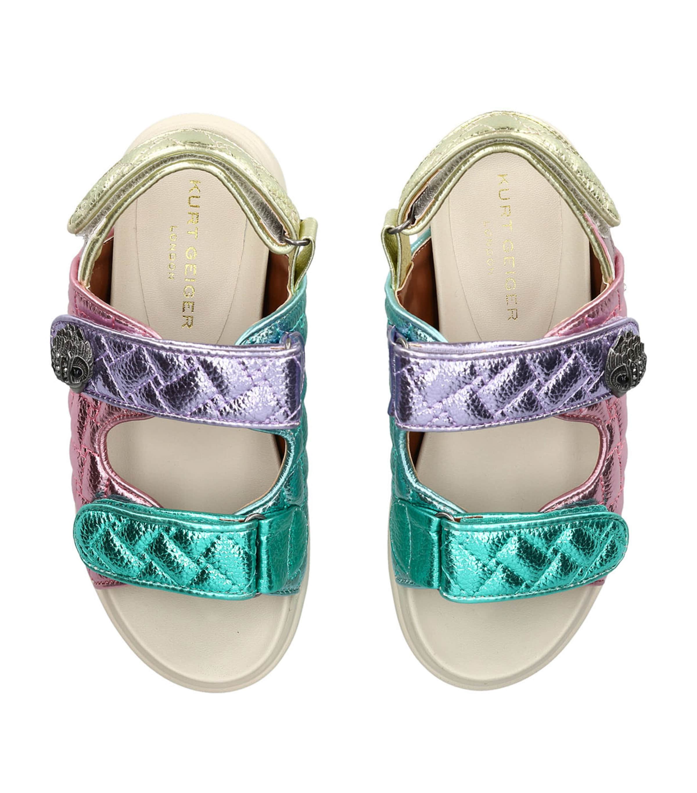 Kurt Geiger London Mini Orson Sandals Pink Comb Image 4