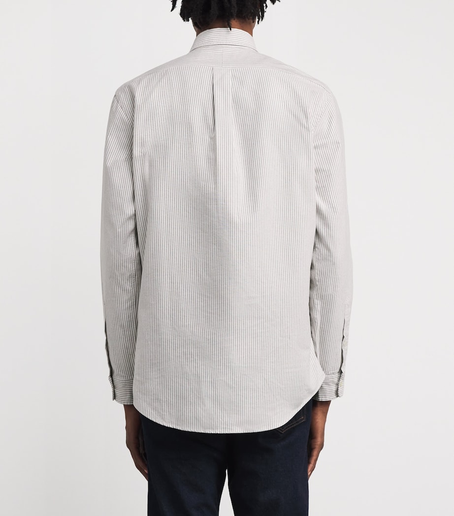 Cotton Oxford Shirt BROWN Image 4