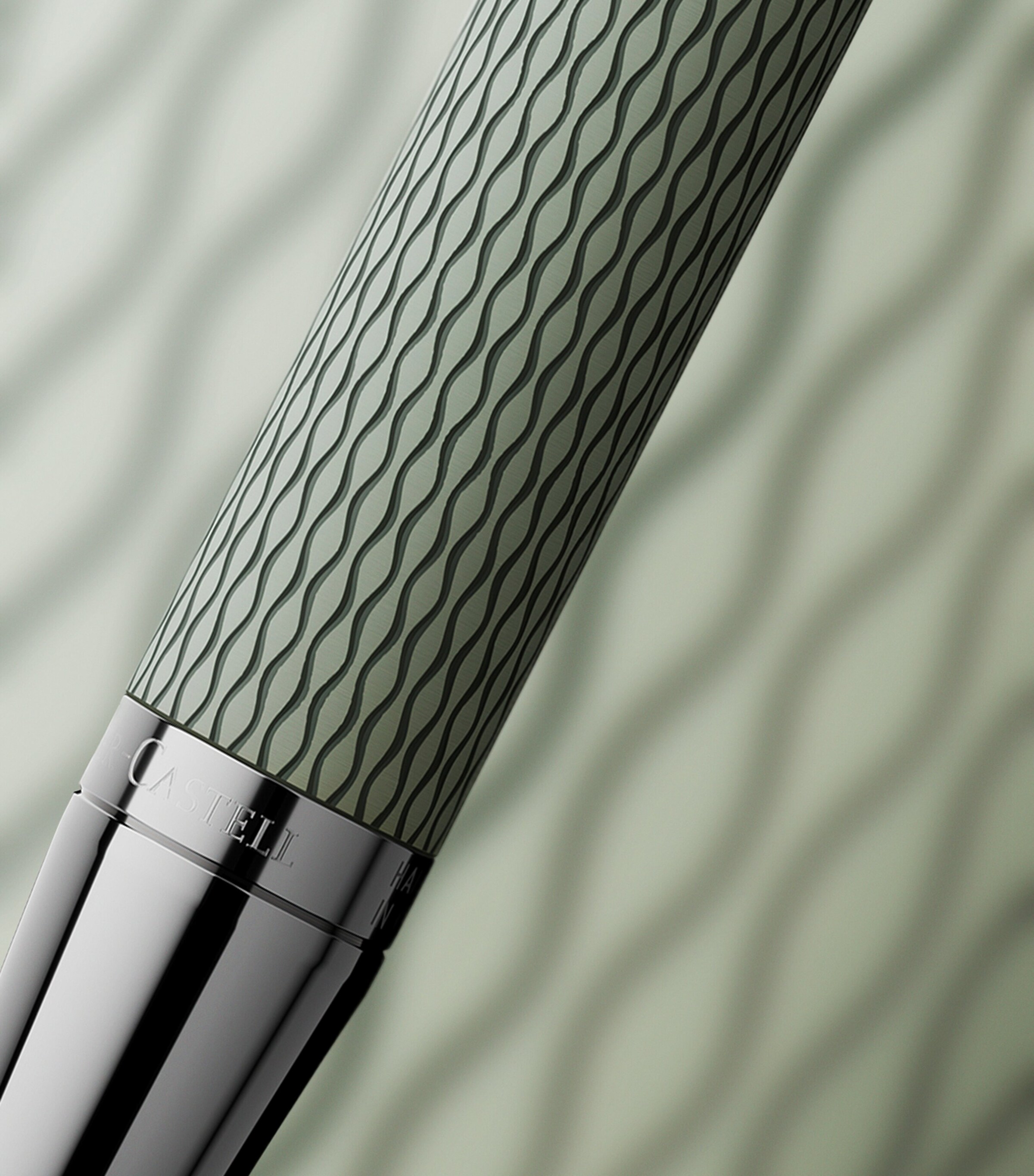 Graf von Faber-Castell Guilloche Fountain Pen Sage Green Image 7