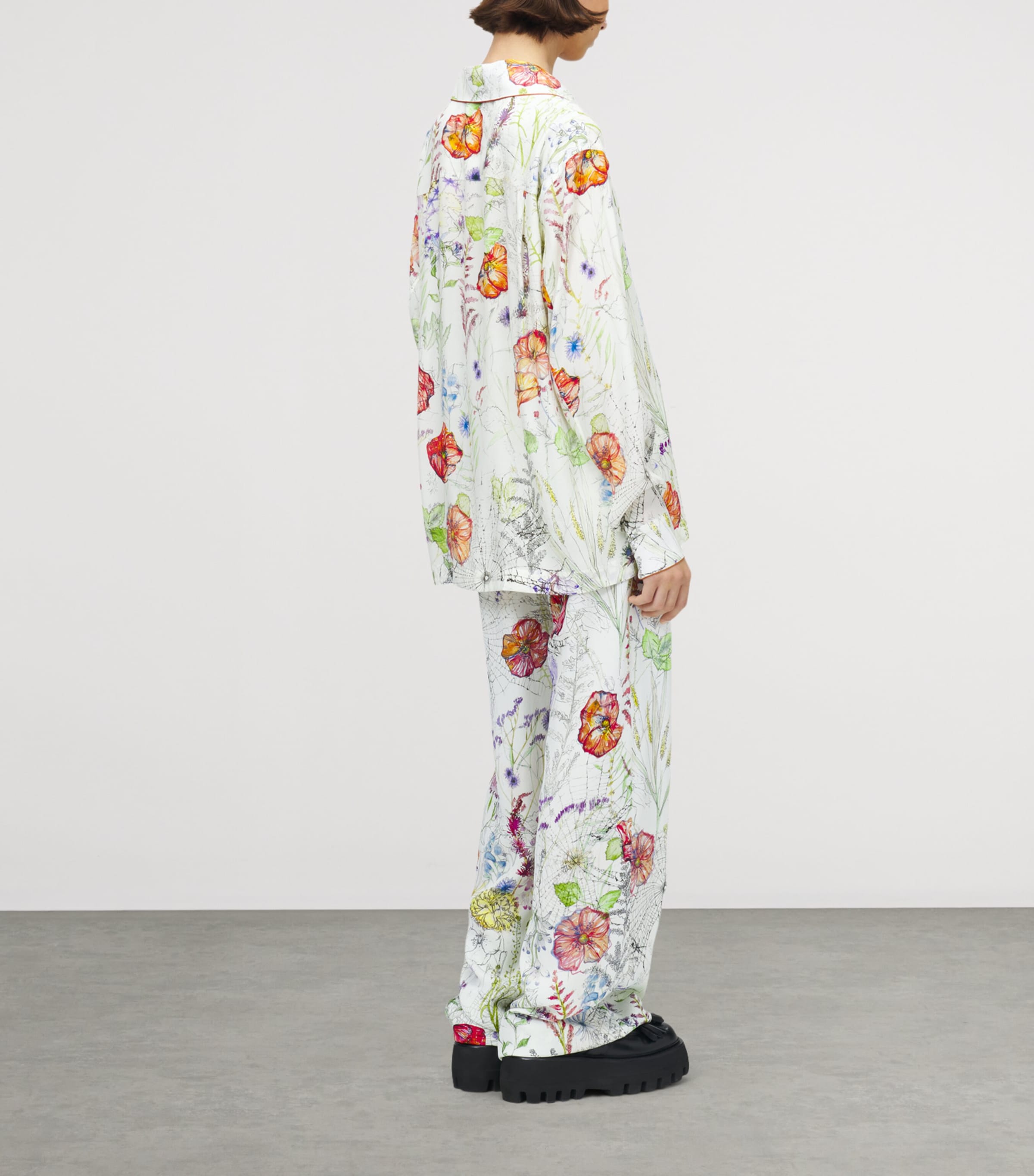 Silk Floral Shirt 9015 Image 4