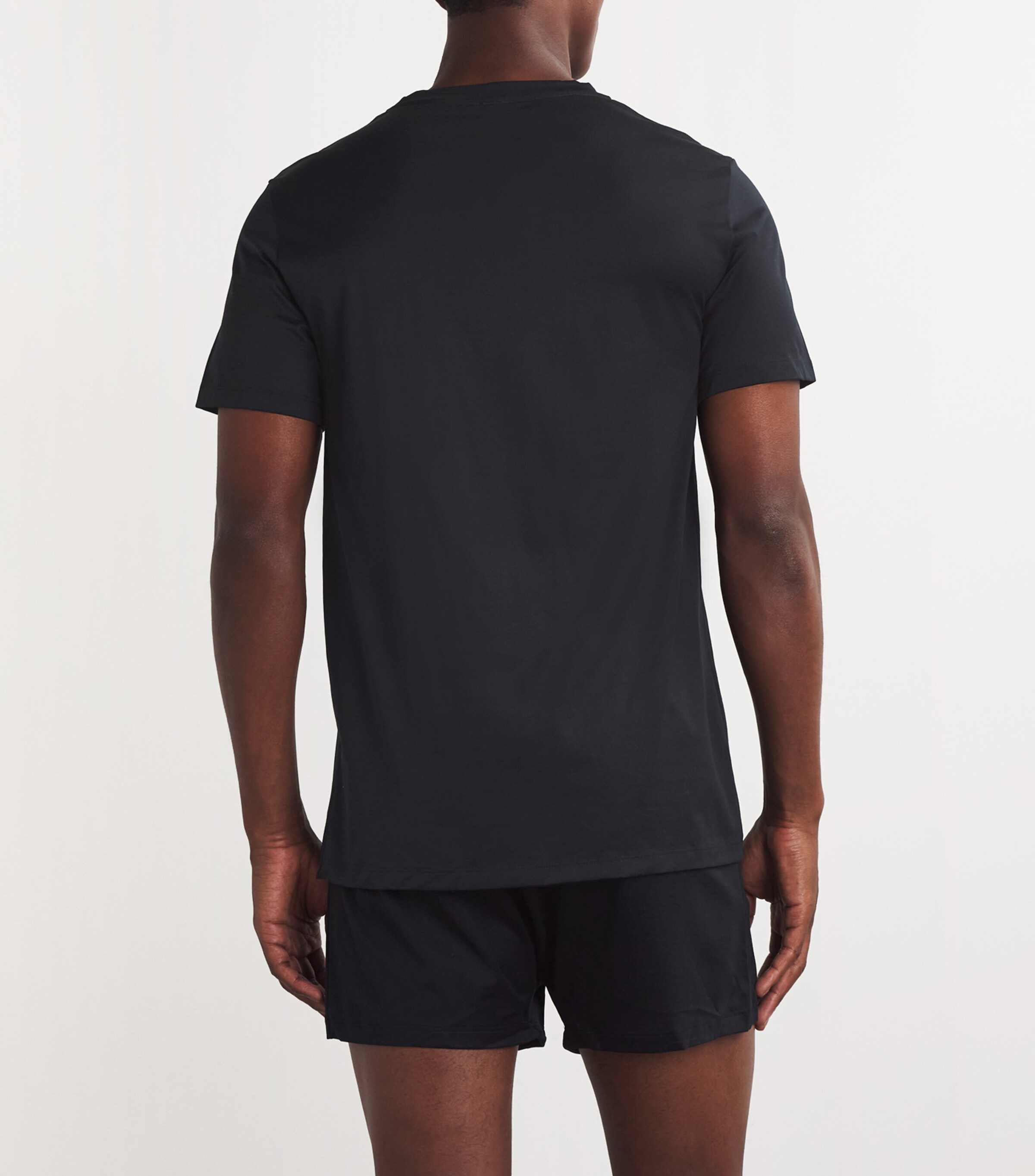 Cotton T-Shirt 199 BLACK Image 4