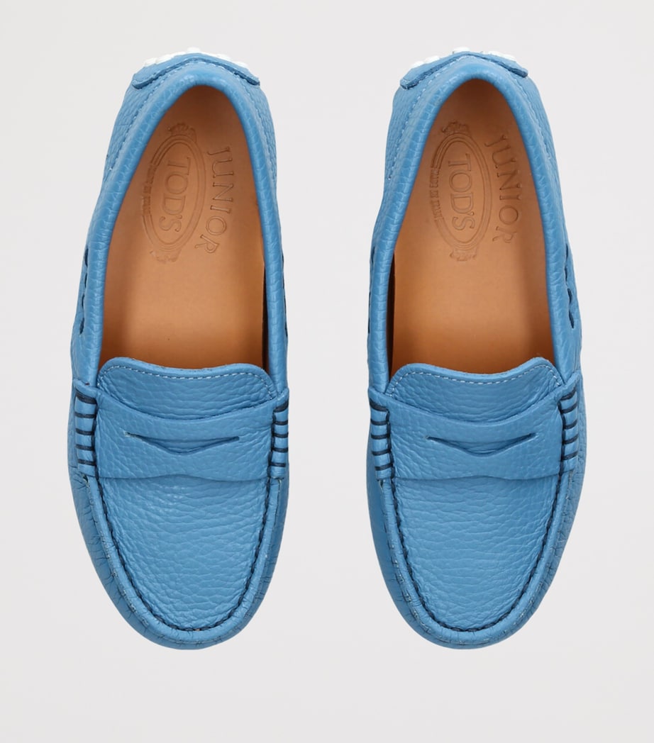 Leather Gommini Loafers BLUE Image 4