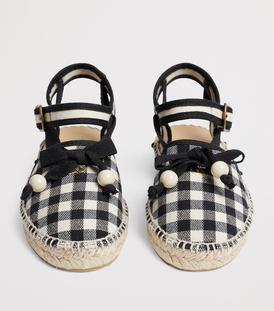 Woven Check Espadrilles VICHY NOIR Image 3