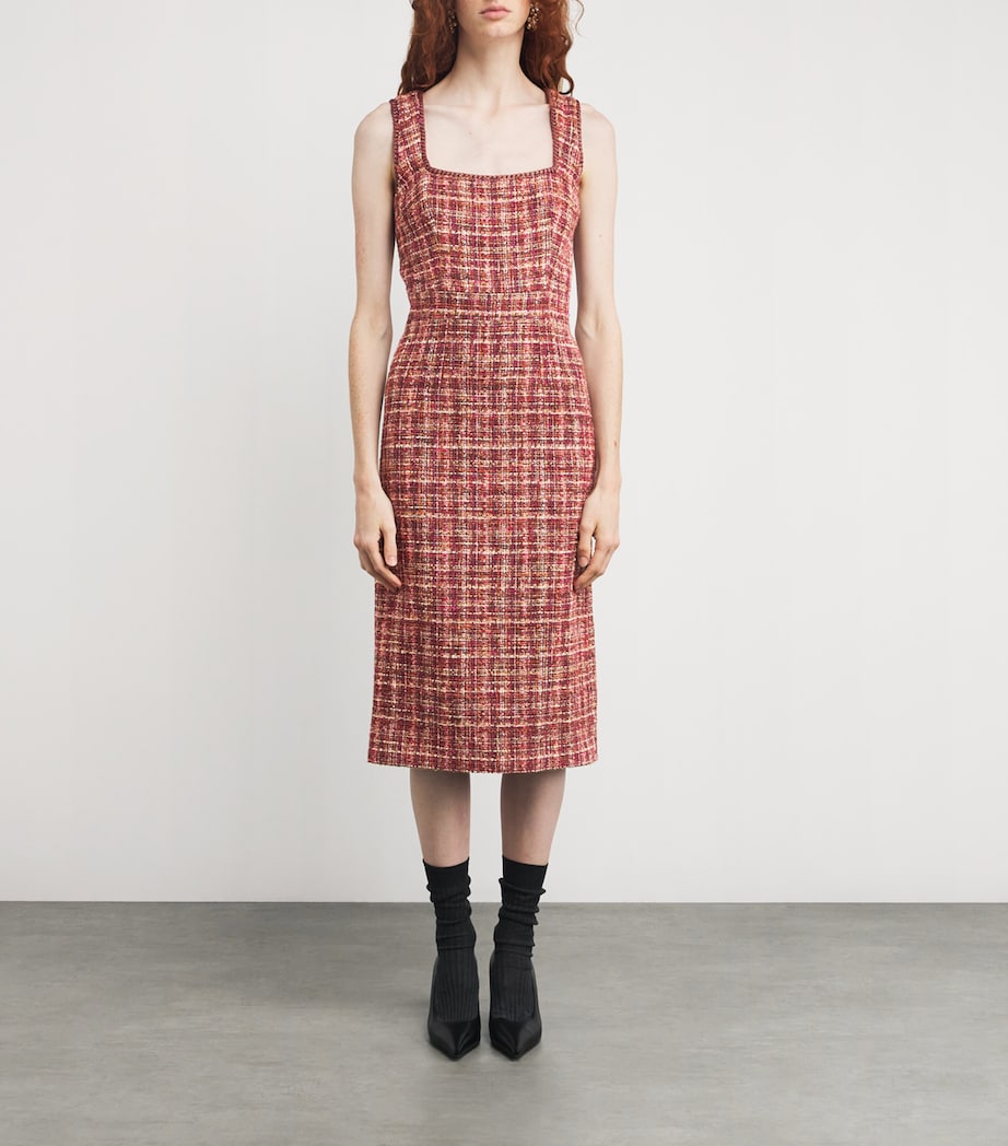 Tweed Tailored Midi Dress S9865 Image 3