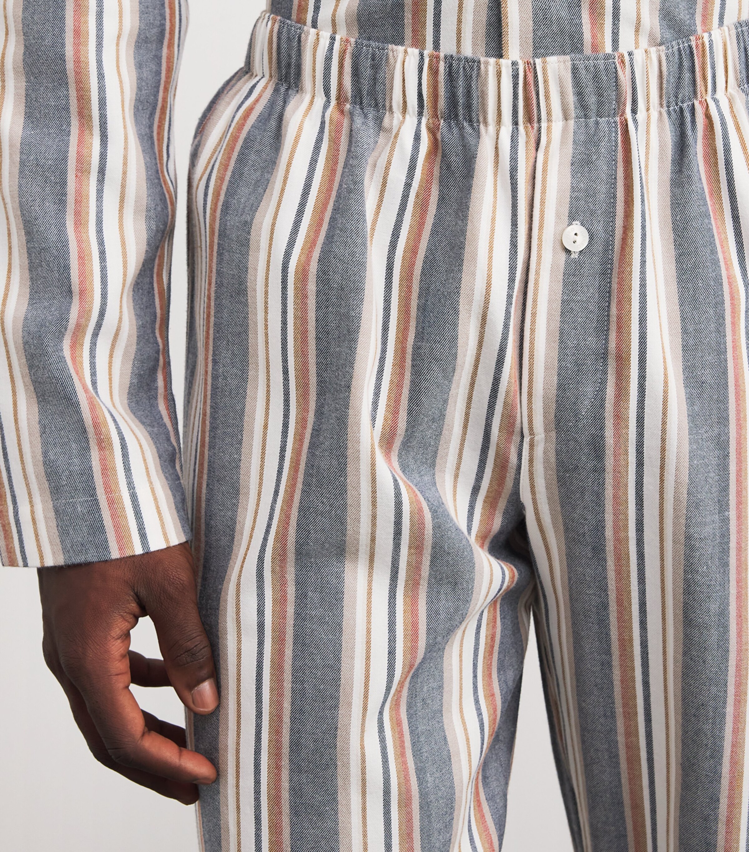 Cotton Cosy Comfort Pyjama Set 3043 REDWOOD STRIPE Image 7