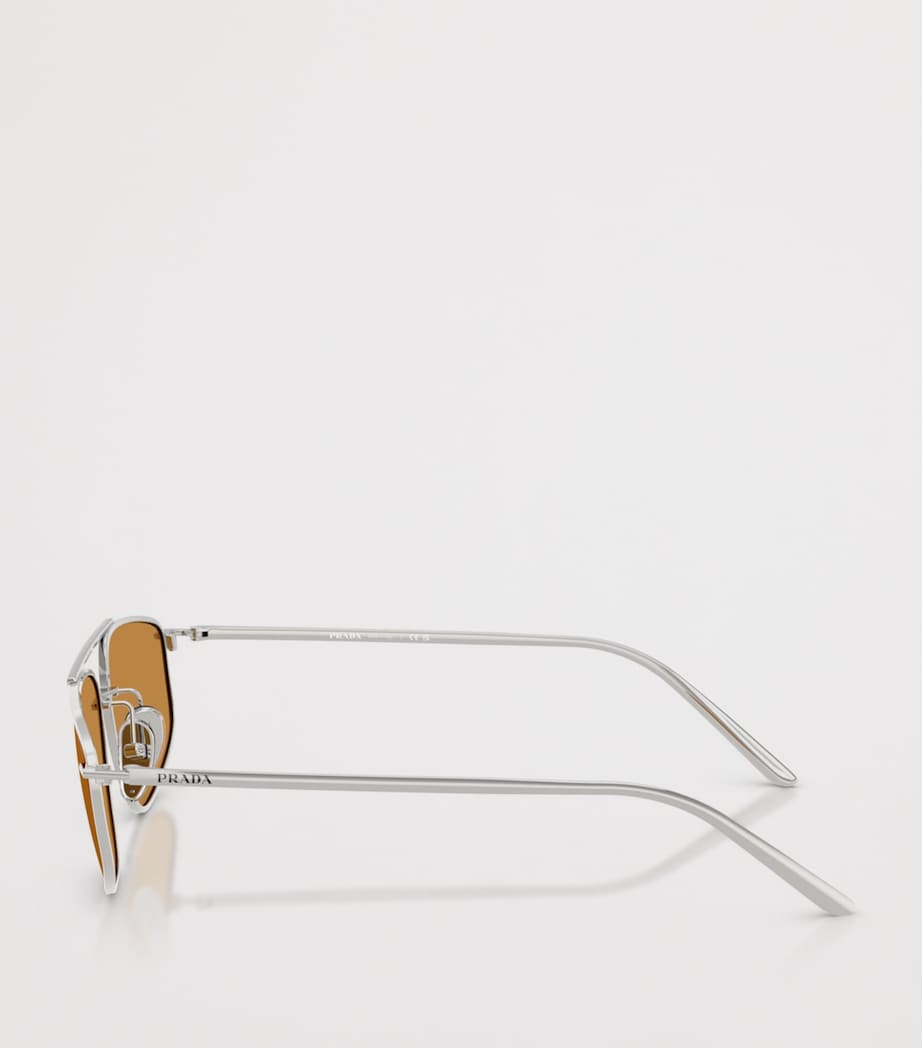 Metal Rectangular Sunglasses 1BC50P Image 3