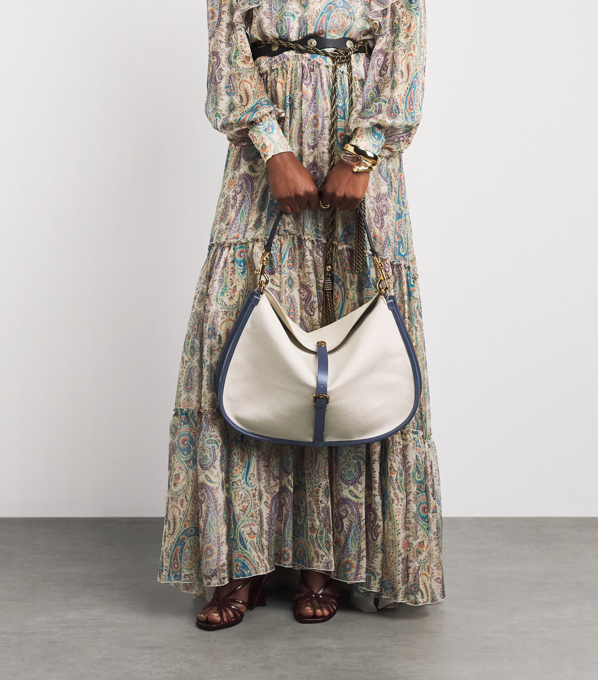 Etro Canvas Pony Tote Bag Image 4