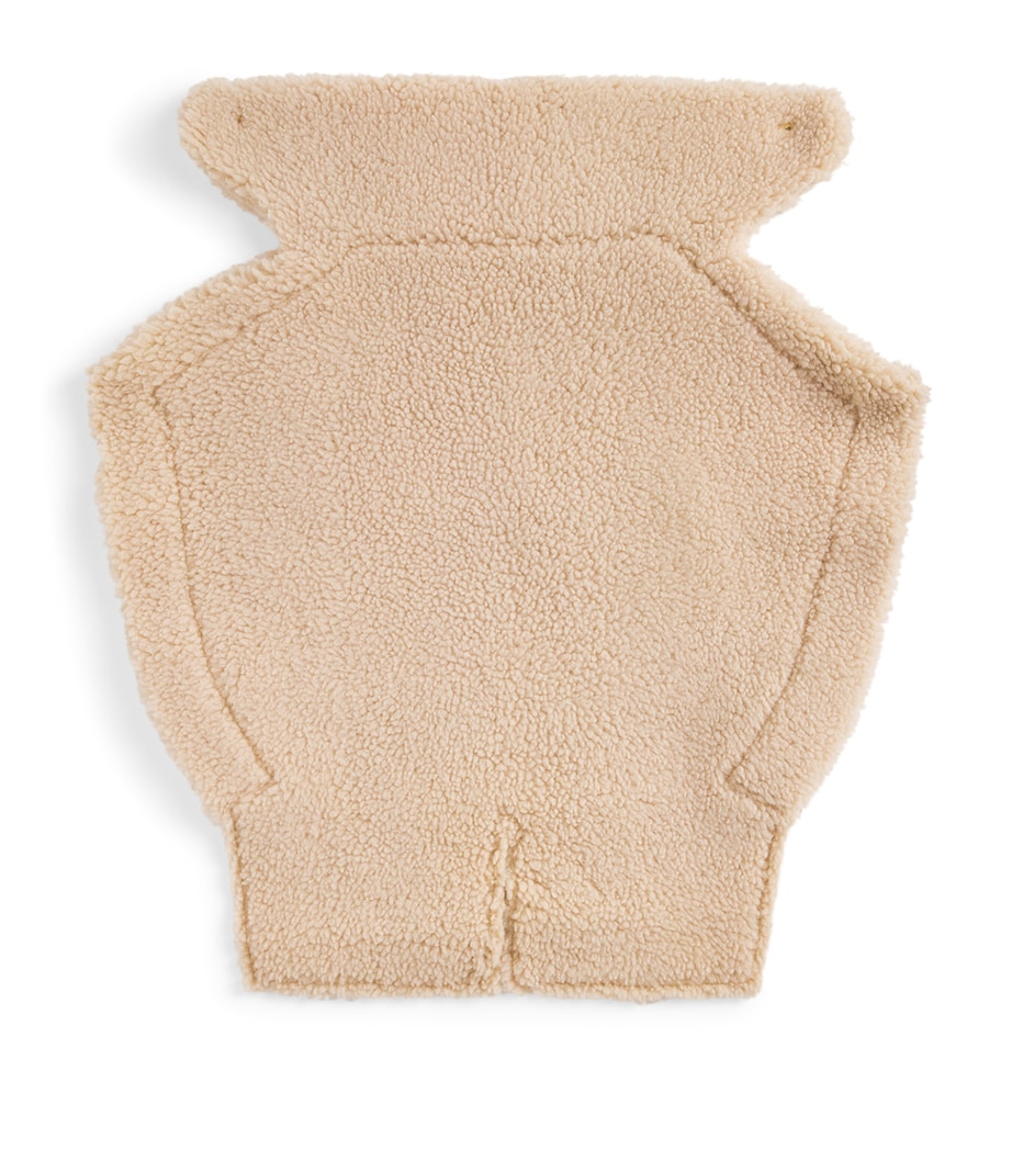 Shearling Winter Baby Carrier Insert TAN Image 1