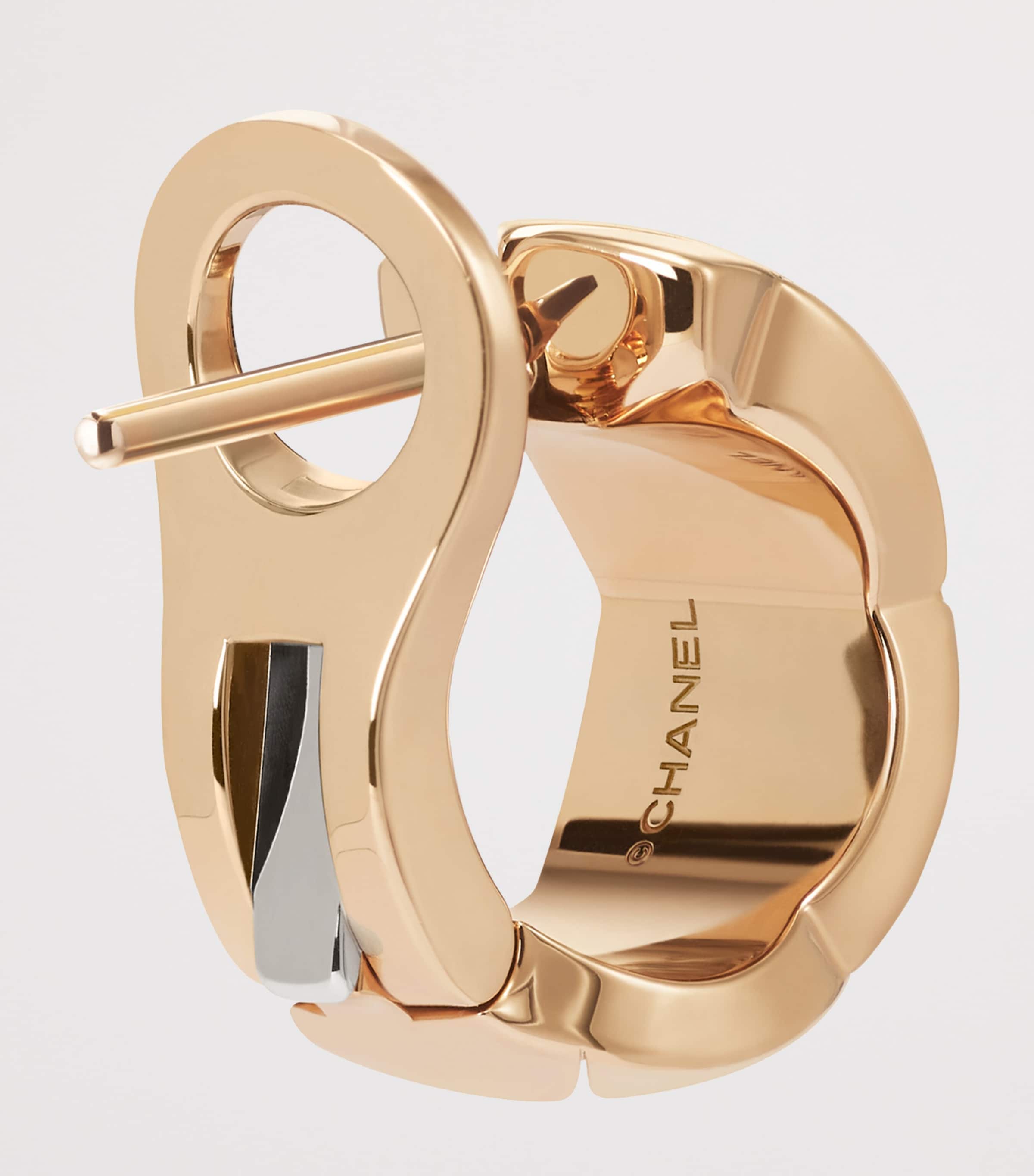 Rose Gold and Diamonds Coco Crush Earrings BEIGE GOLD Image 3