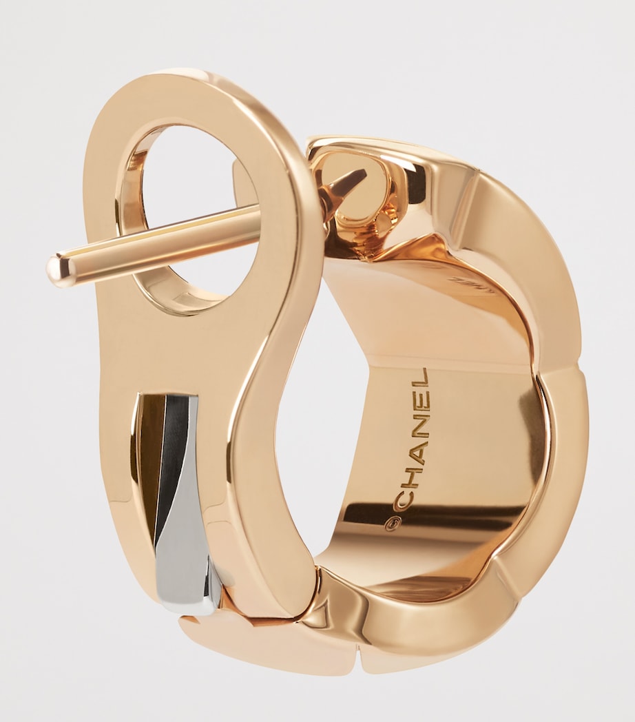 Rose Gold and Diamonds Coco Crush Earrings BEIGE GOLD Image 3