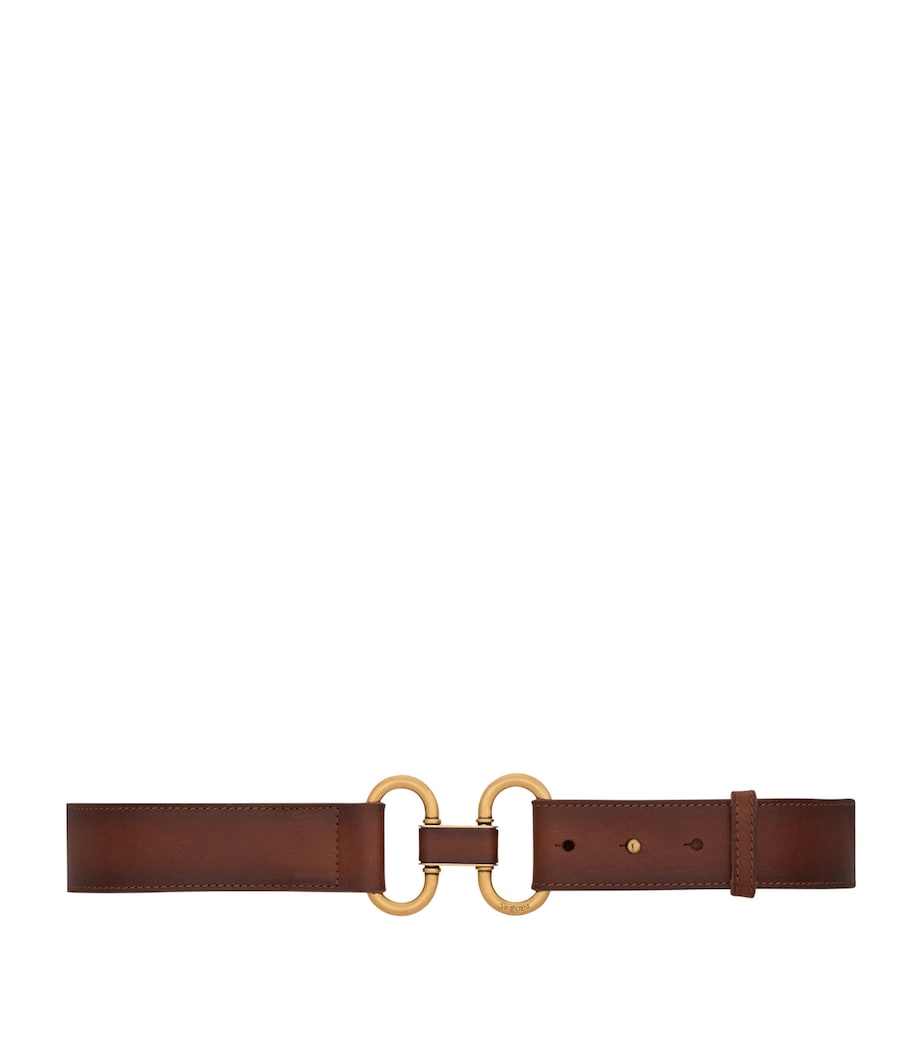 Leather Double Ring Belt 2955 Image 1