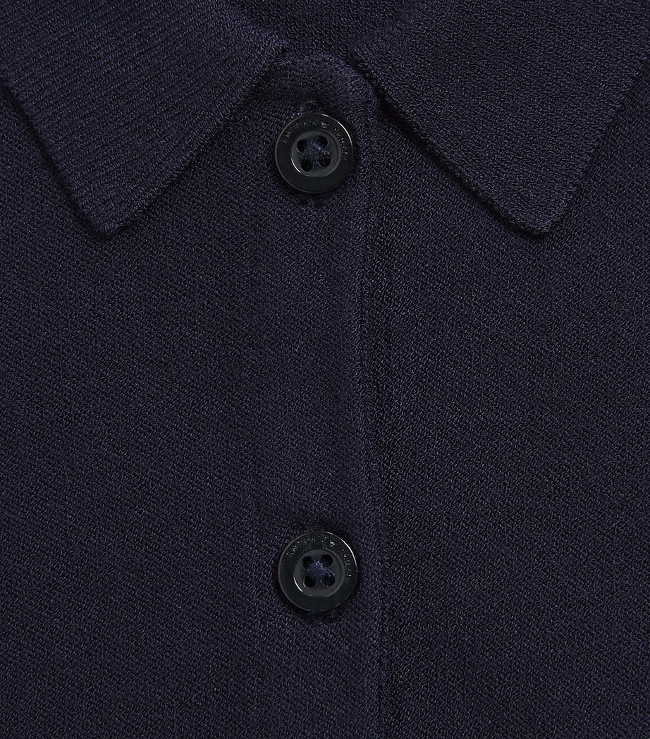 Emporio Armani Kids Cable-Knit Dress (6-36 Months) Iconico Blu Ea Image 3