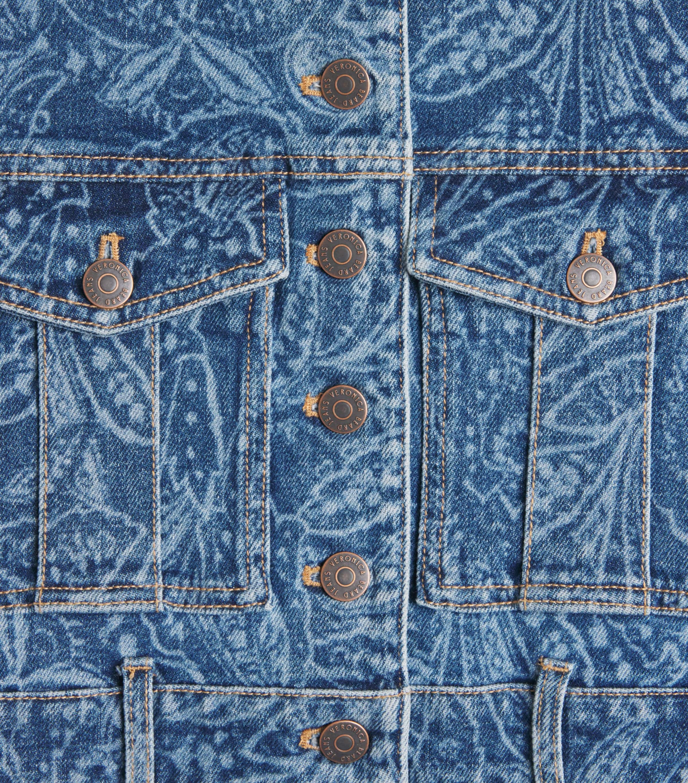 Tika Denim Jacket B0643 ATLNTC PAISLEY Image 5