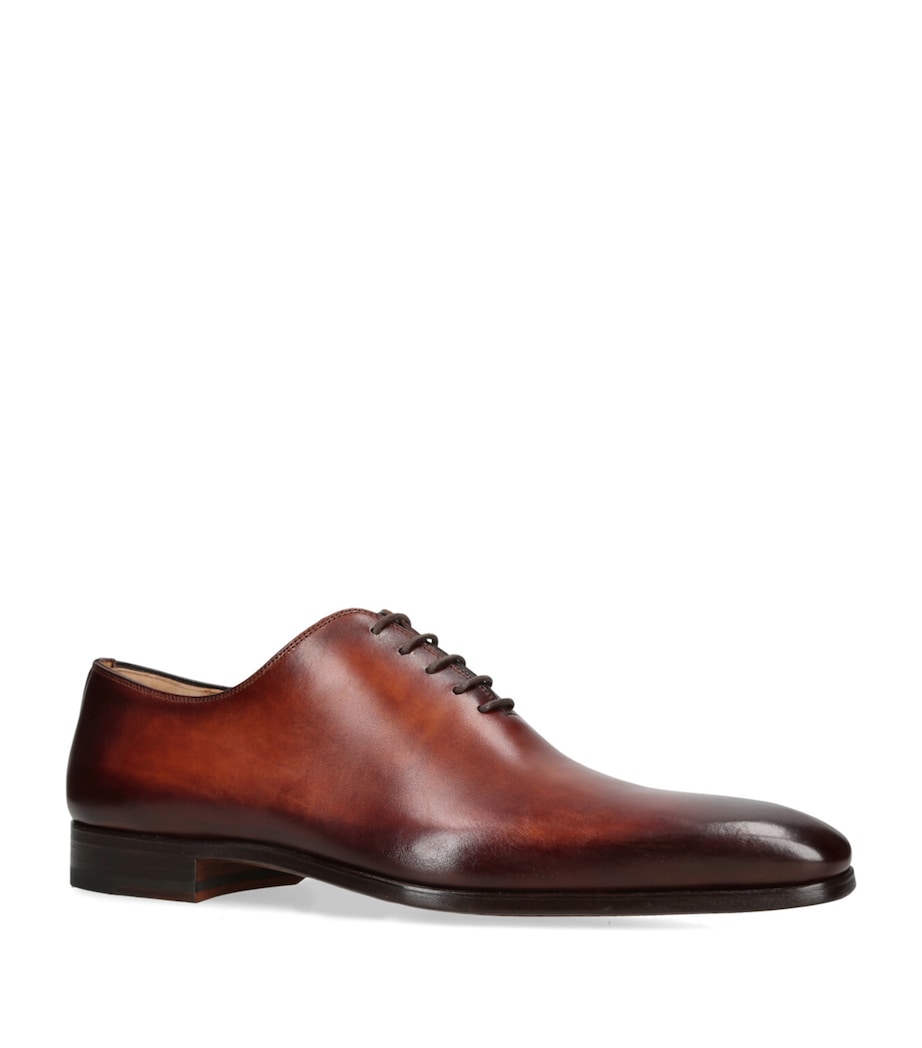 Wholecut Oxford Shoes BEIGE Image 3