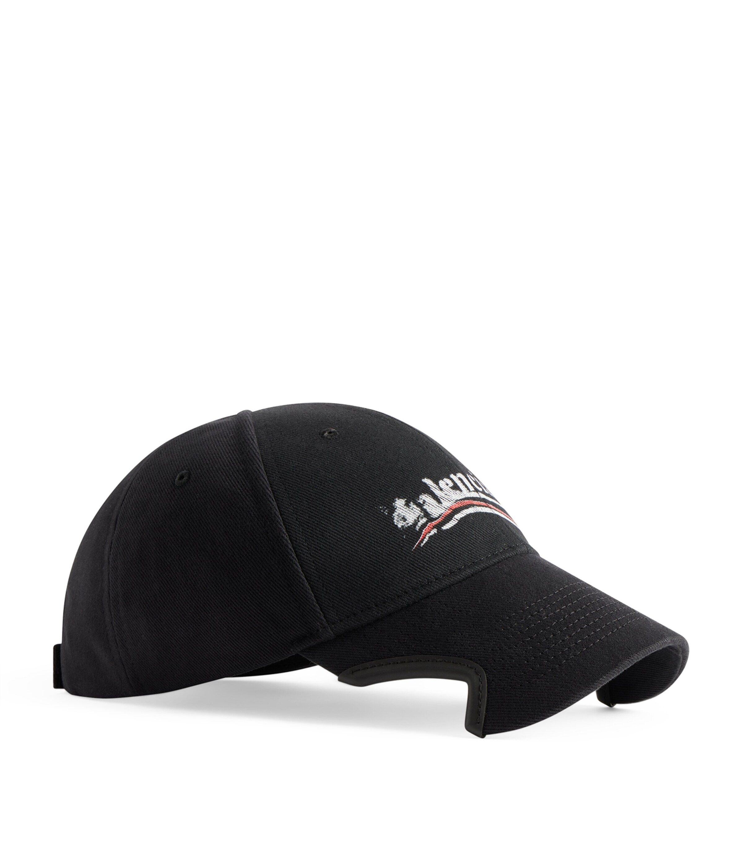 Balenciaga Black Political Campaign Baseball Cap | Harrods US