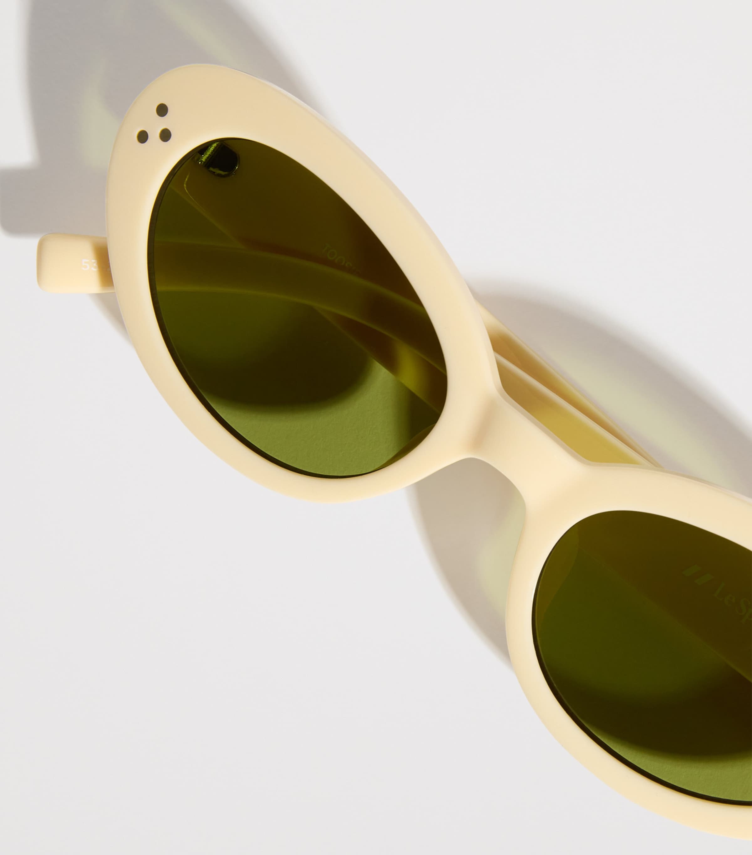 Acetate Tootsie Sunglasses OFF WHITE Image 5